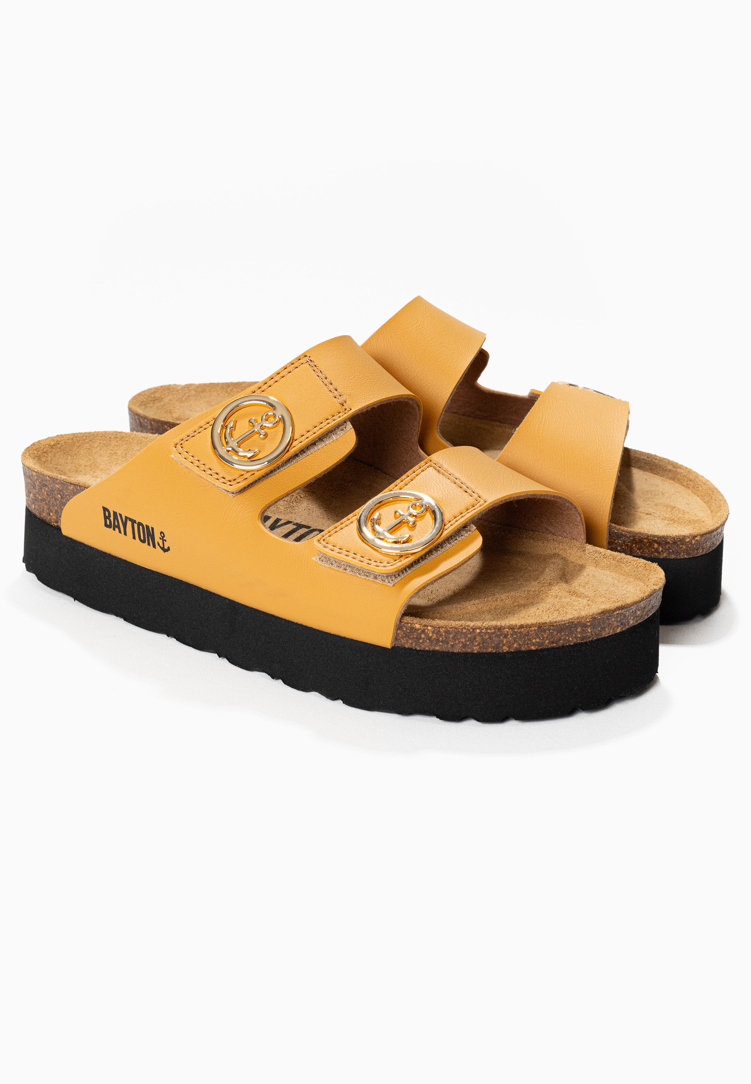 Jalon Camel Platform Sandals