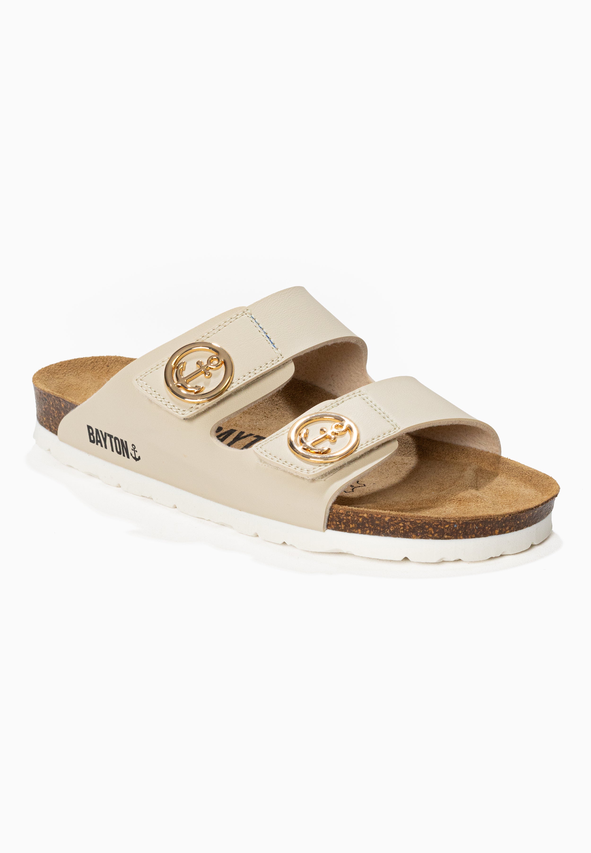 Anatol Beige 2 Strap Sandals