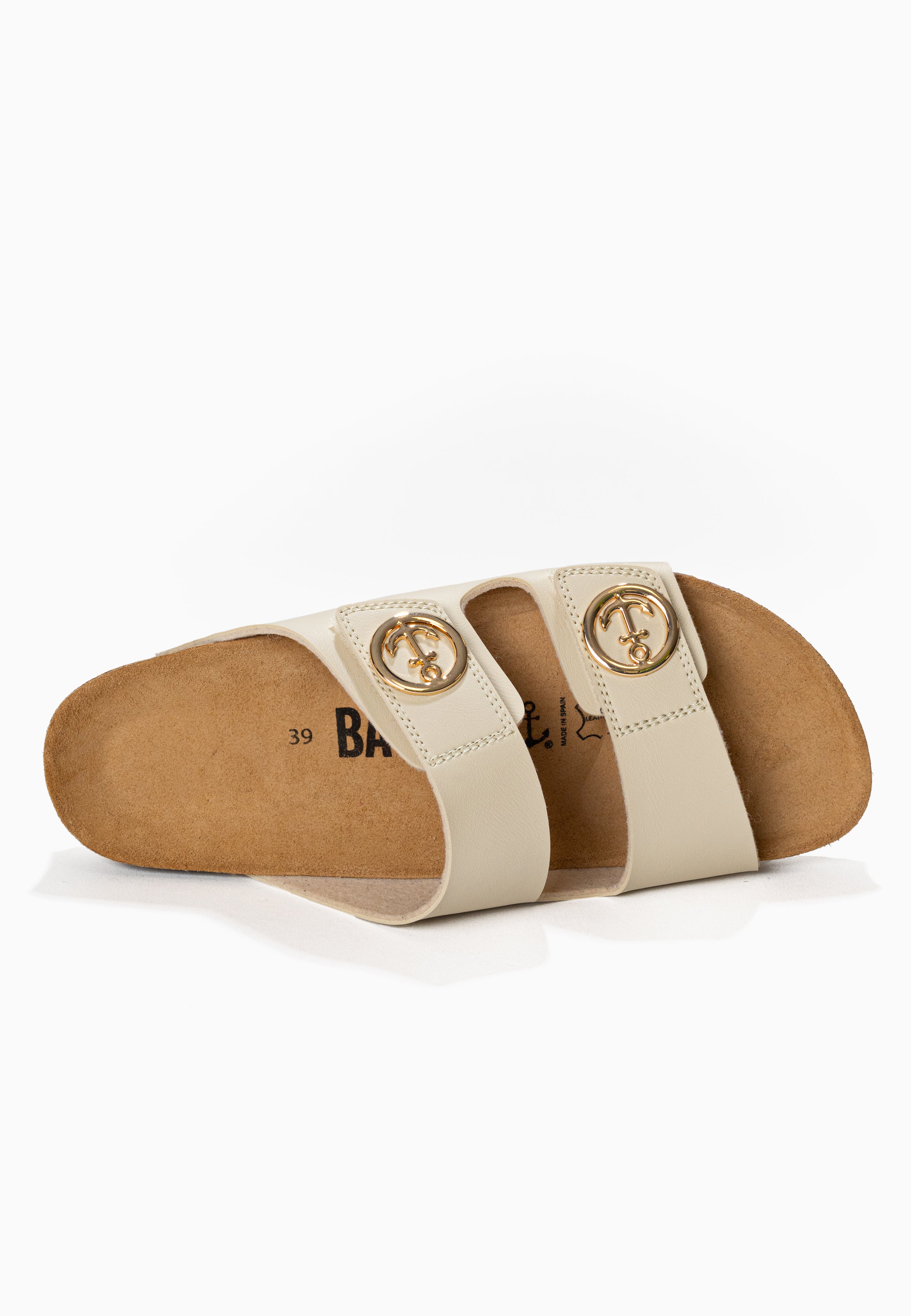 Anatol Beige 2 Strap Sandals