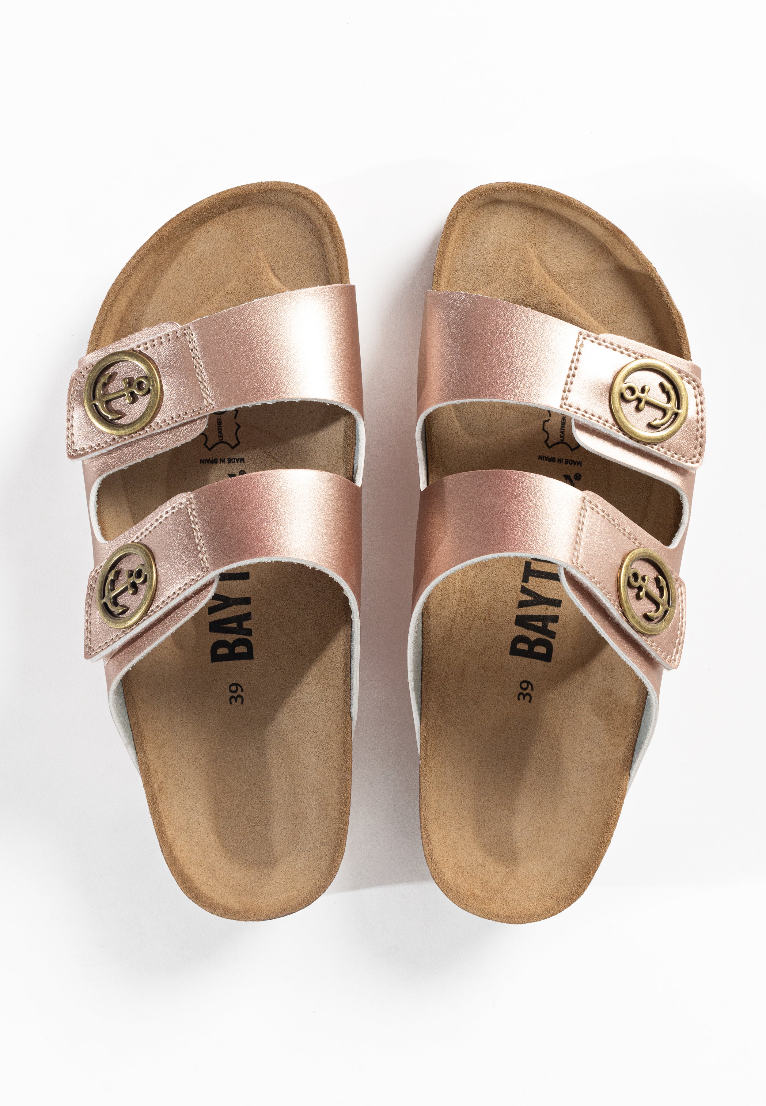 Sandales 2 Brides Anatol Rose Gold