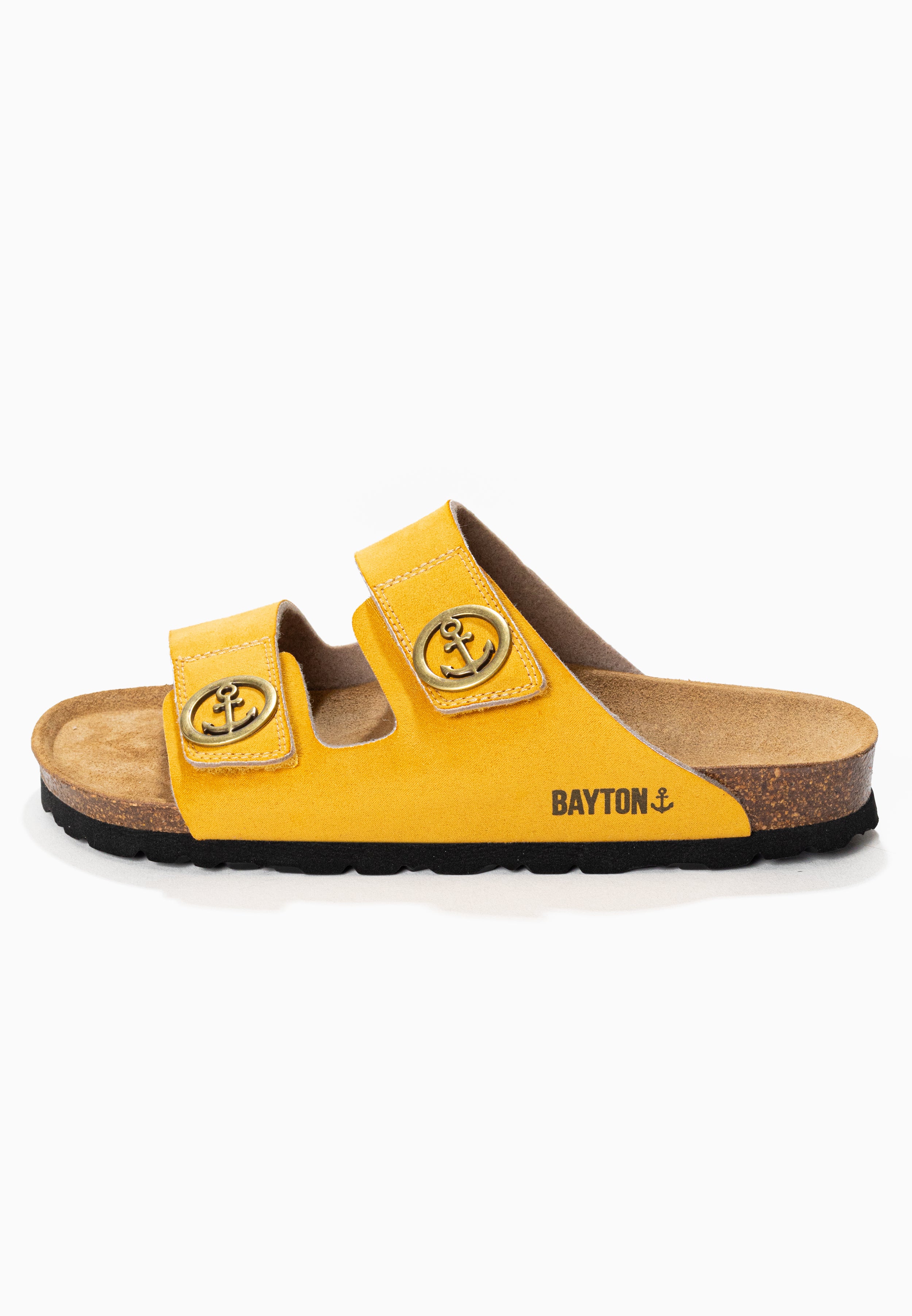 Anatol Yellow 2 Strap Sandals