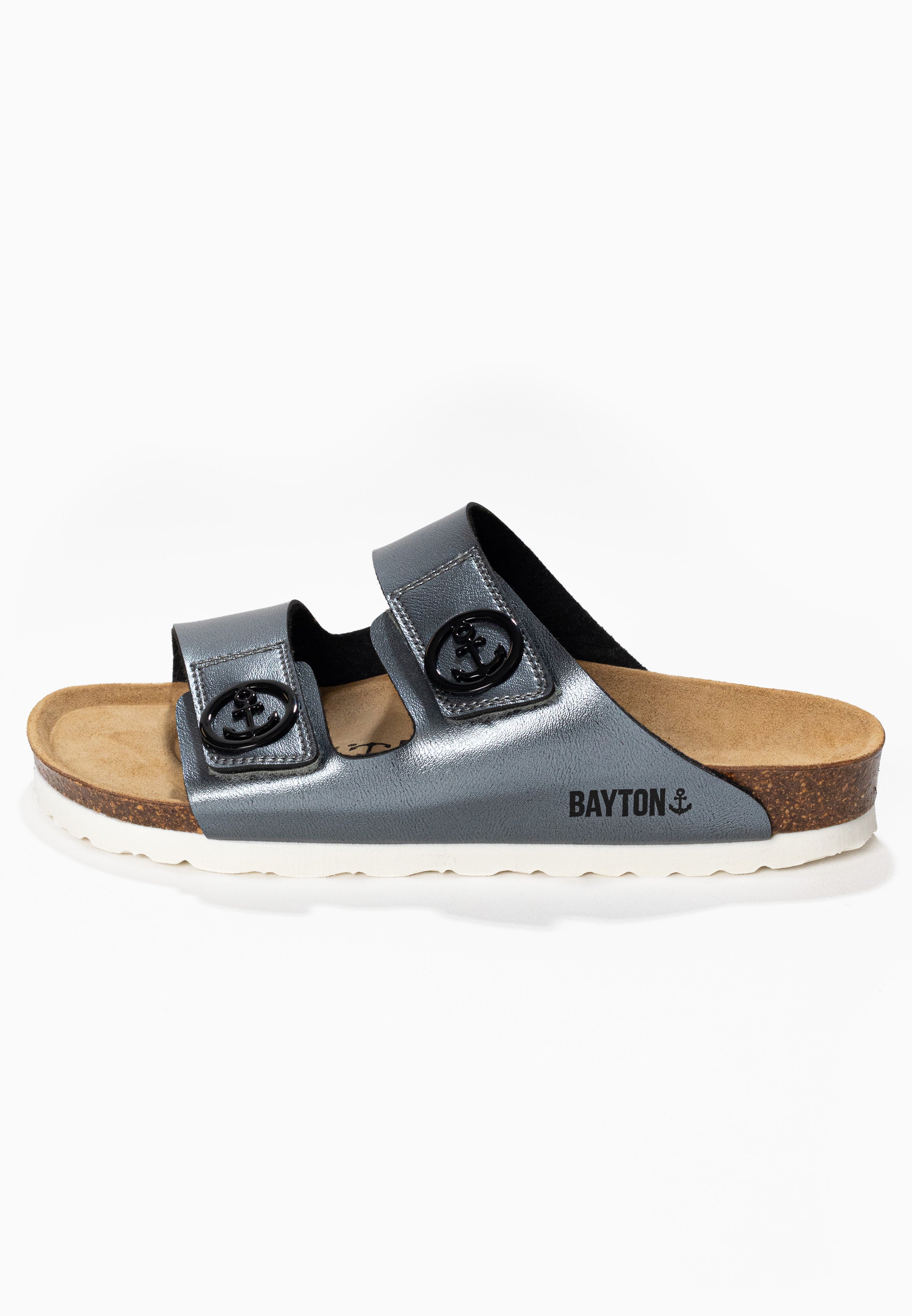 Anatol Pewter 2 Straps Sandals