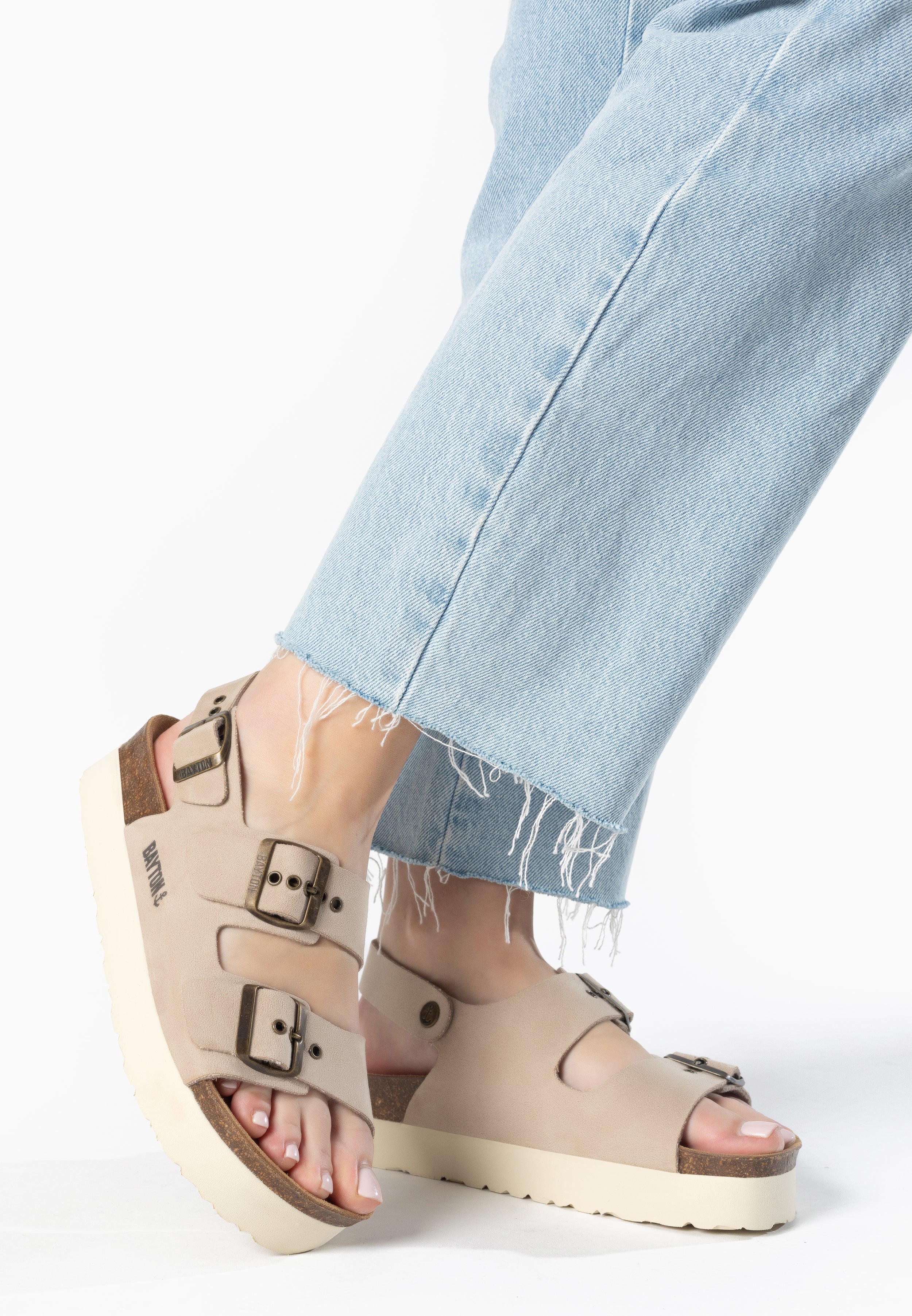 Sandalias Achille Plus Beige