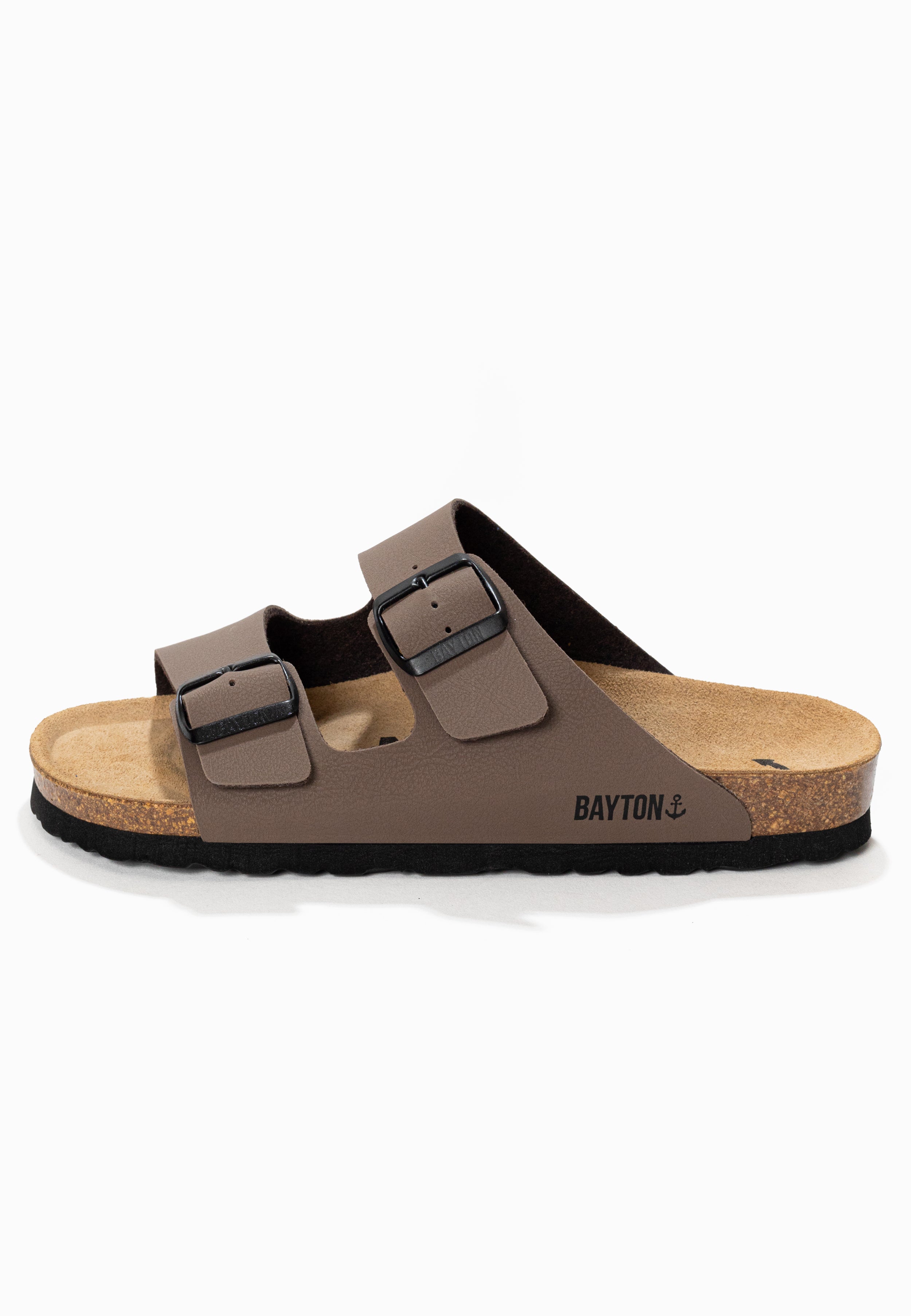 Atlas Taupe 2 Strap Sandals