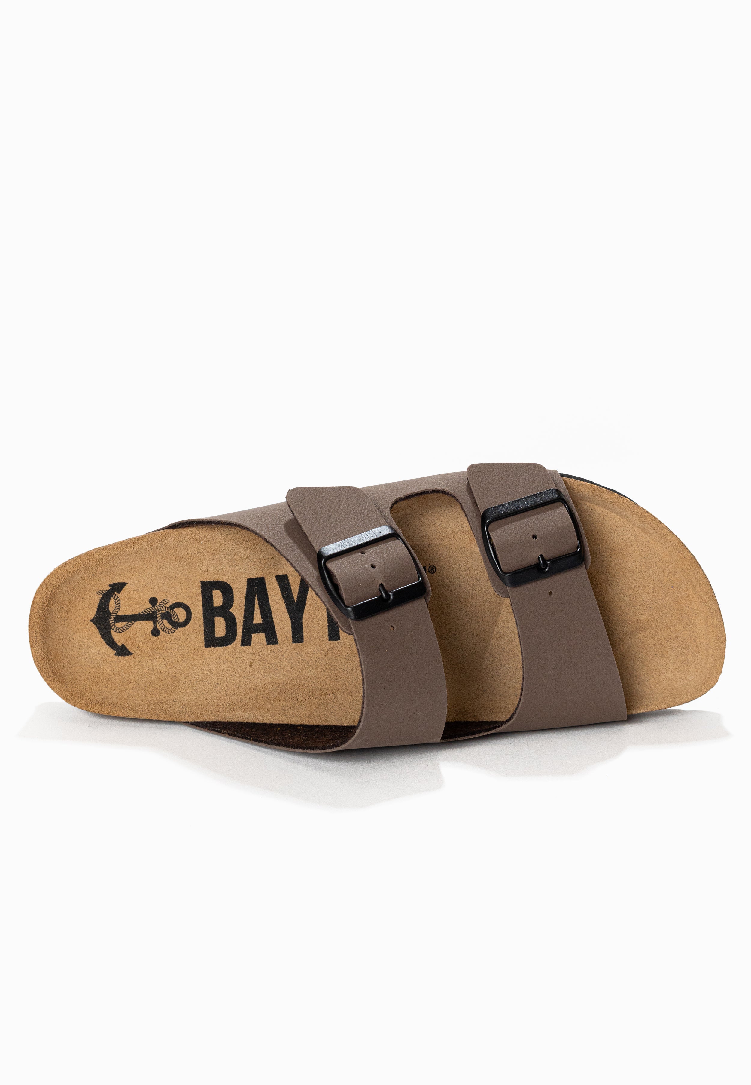 Atlas Taupe 2 Strap Sandals