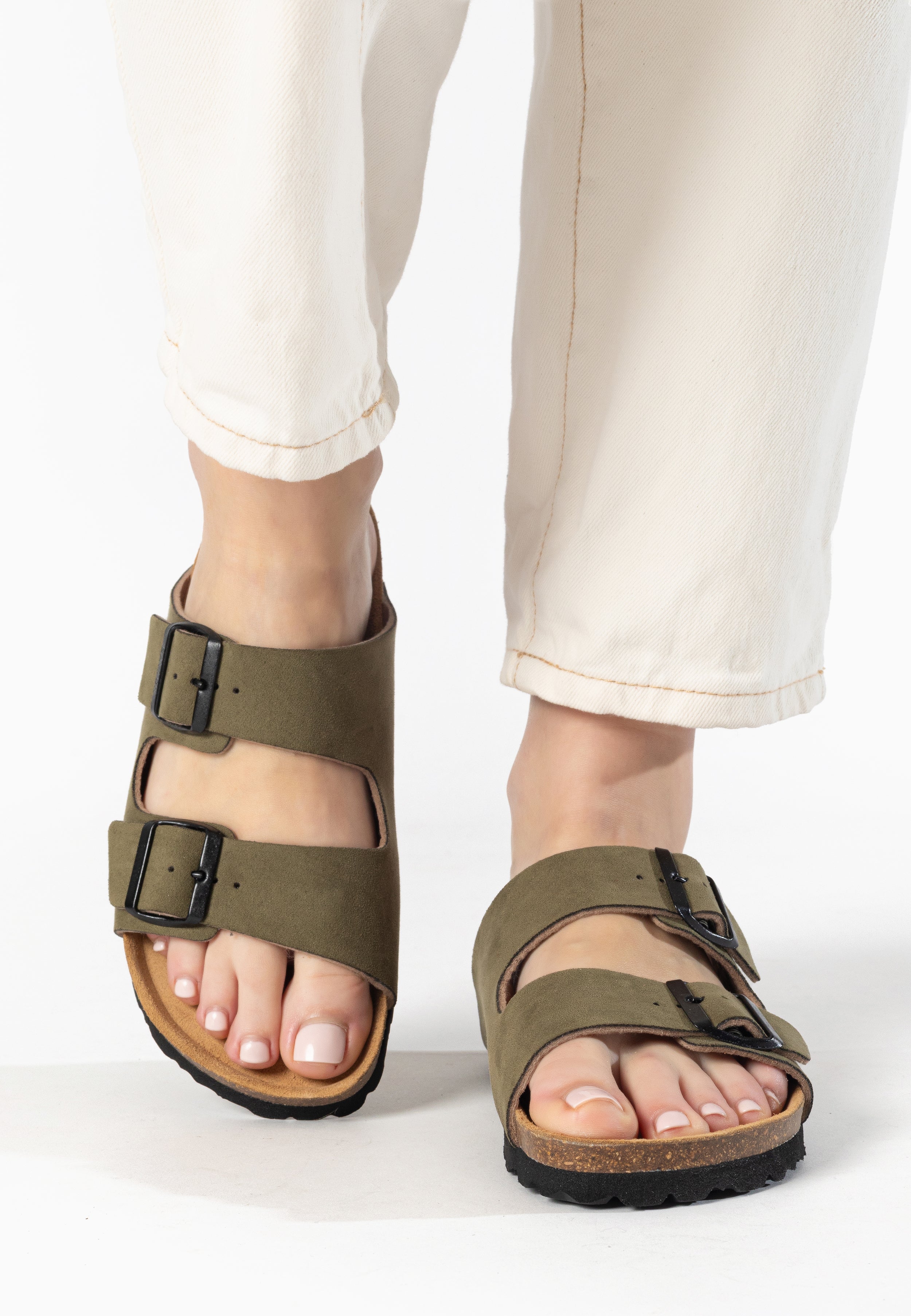 Atlas Khaki Sandals