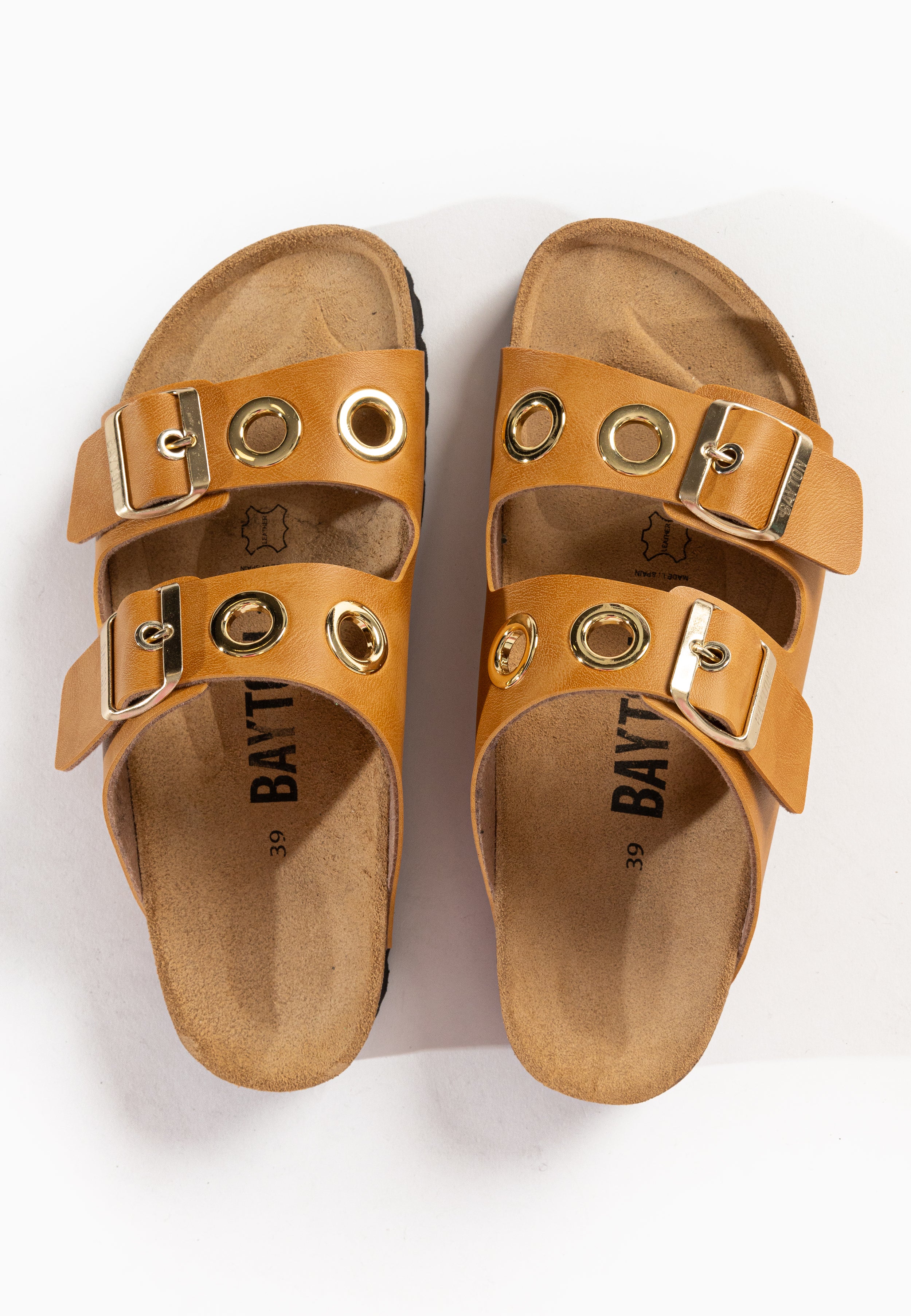 Janny Camel 2 Strap Sandals