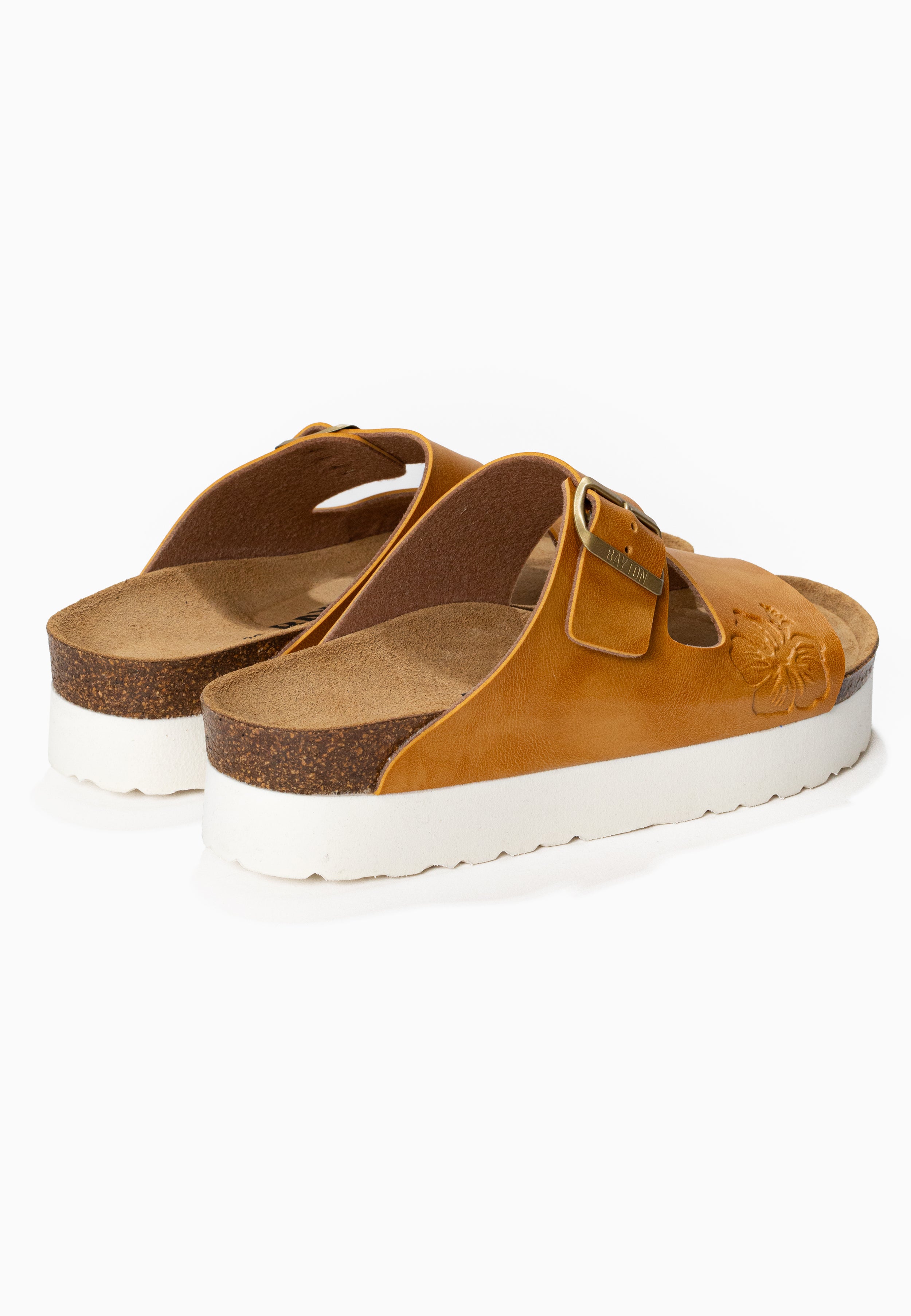 Jendo Camel Platform Sandals