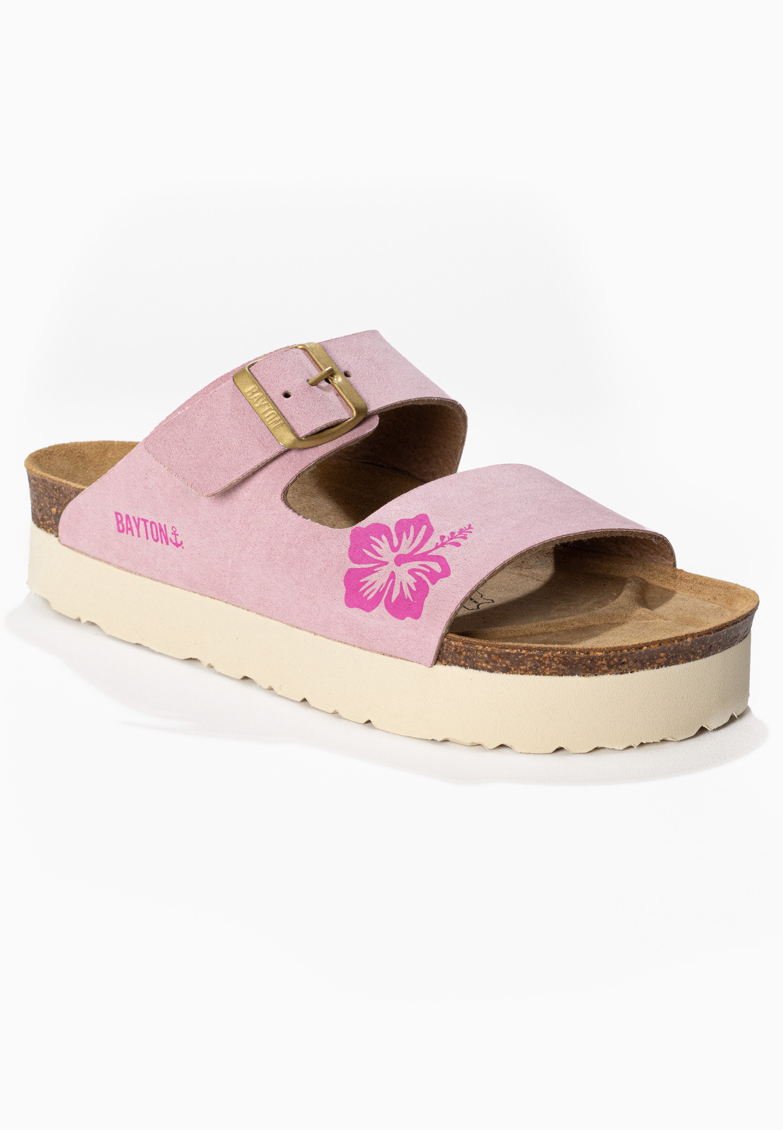 Jenn Lila and Pink Platform Sandals