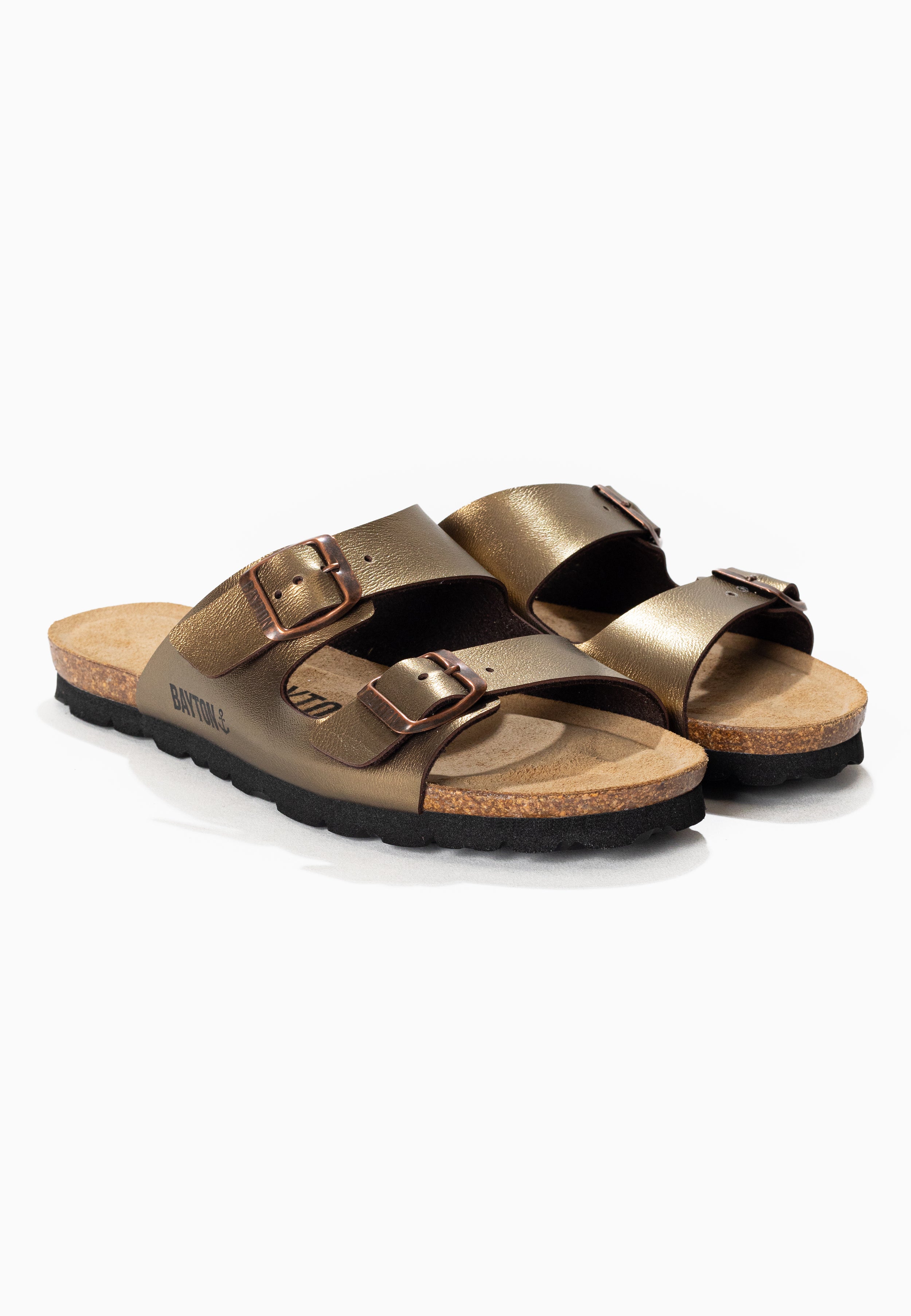 Astrakan Bronze 2 Straps Sandals