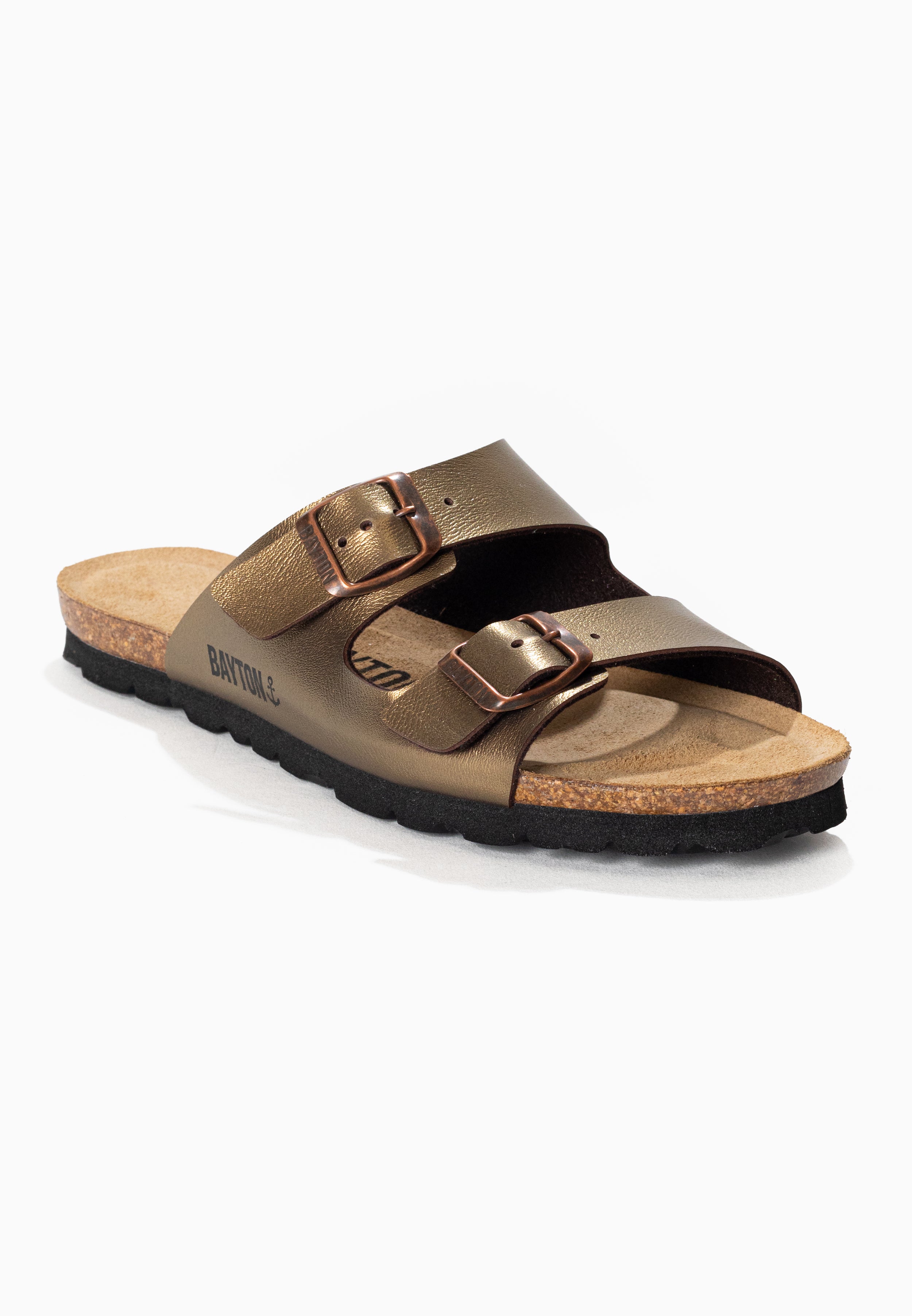 Astrakan Bronze 2 Straps Sandals