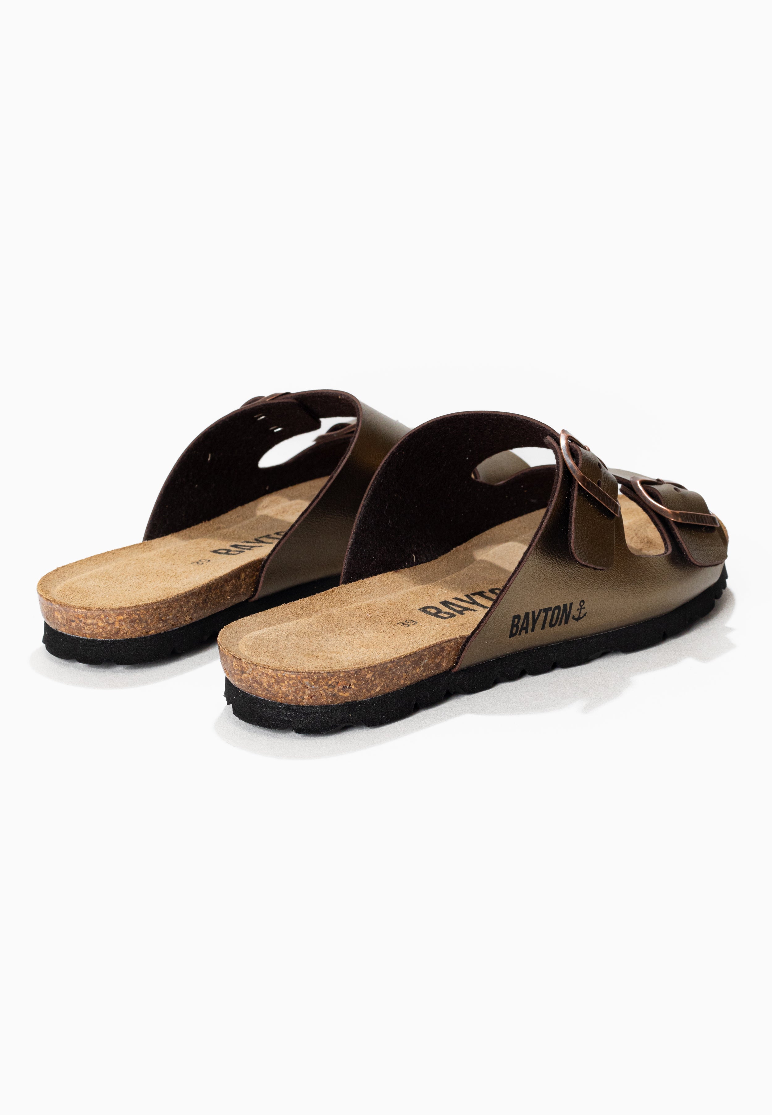 Astrakan Bronze 2 Straps Sandals