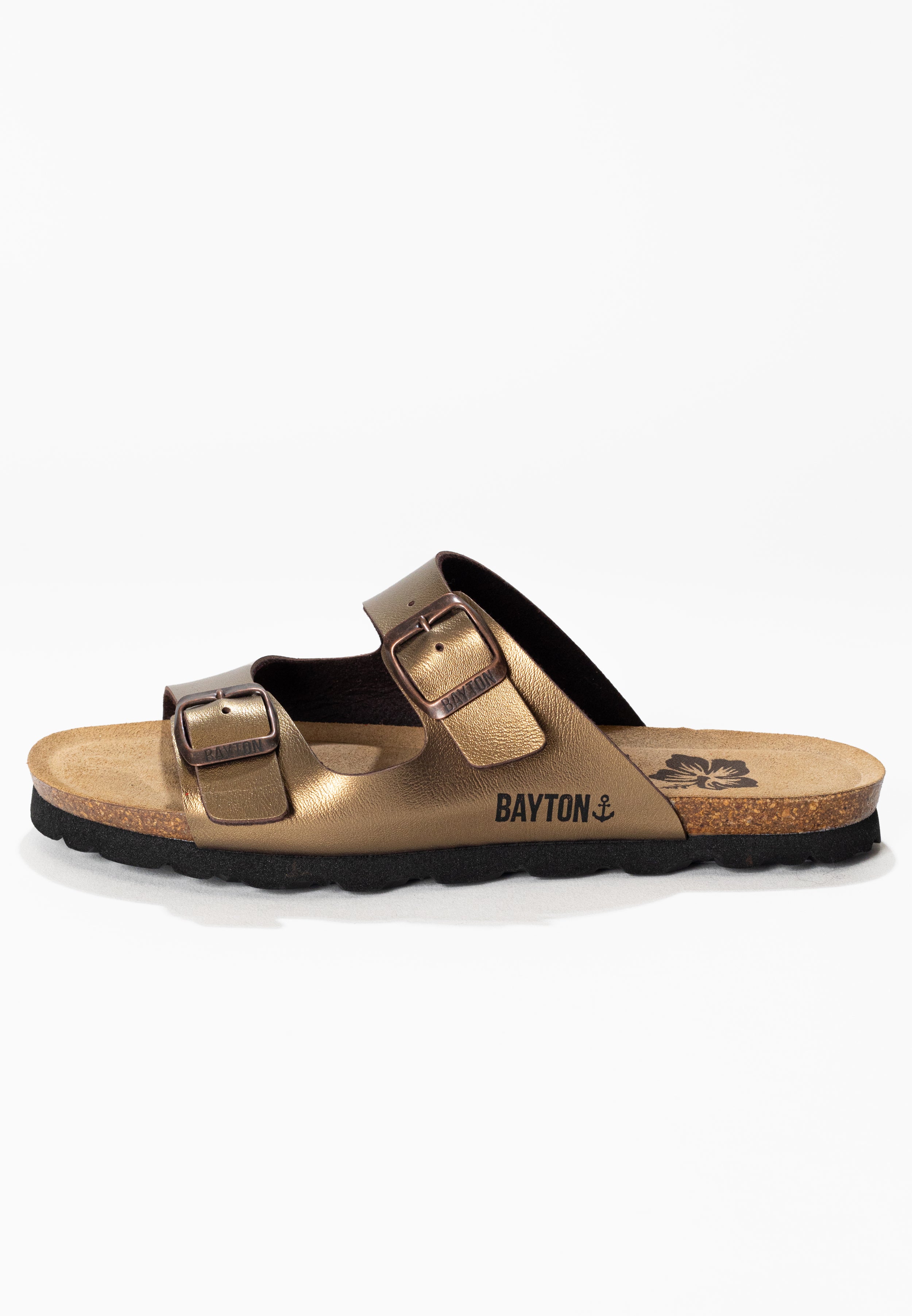 Astrakan Bronze 2 Strap Sandals