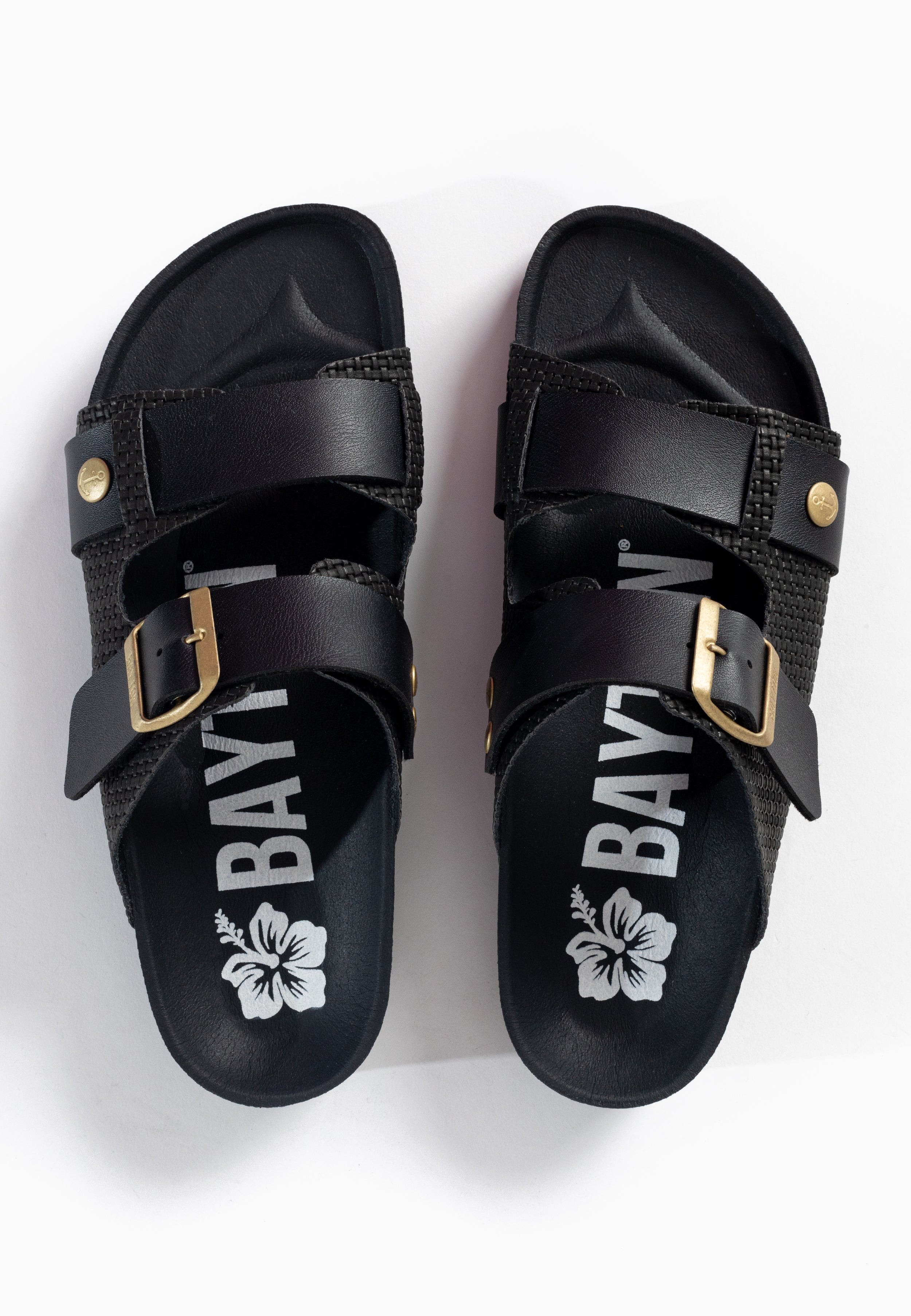 Narnia Black 2 Strap Sandals