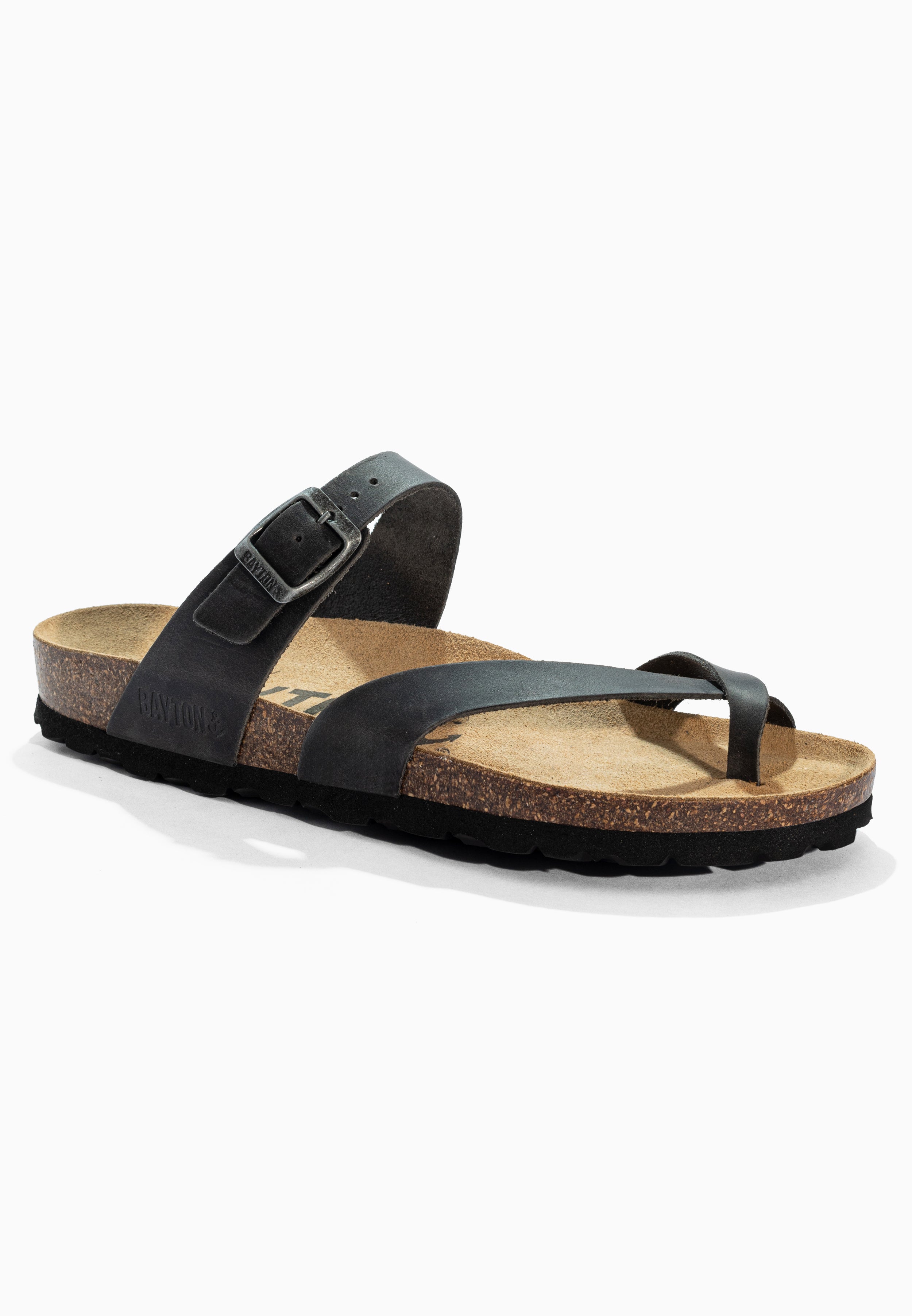 Sandales Diane Anthracite en Cuir