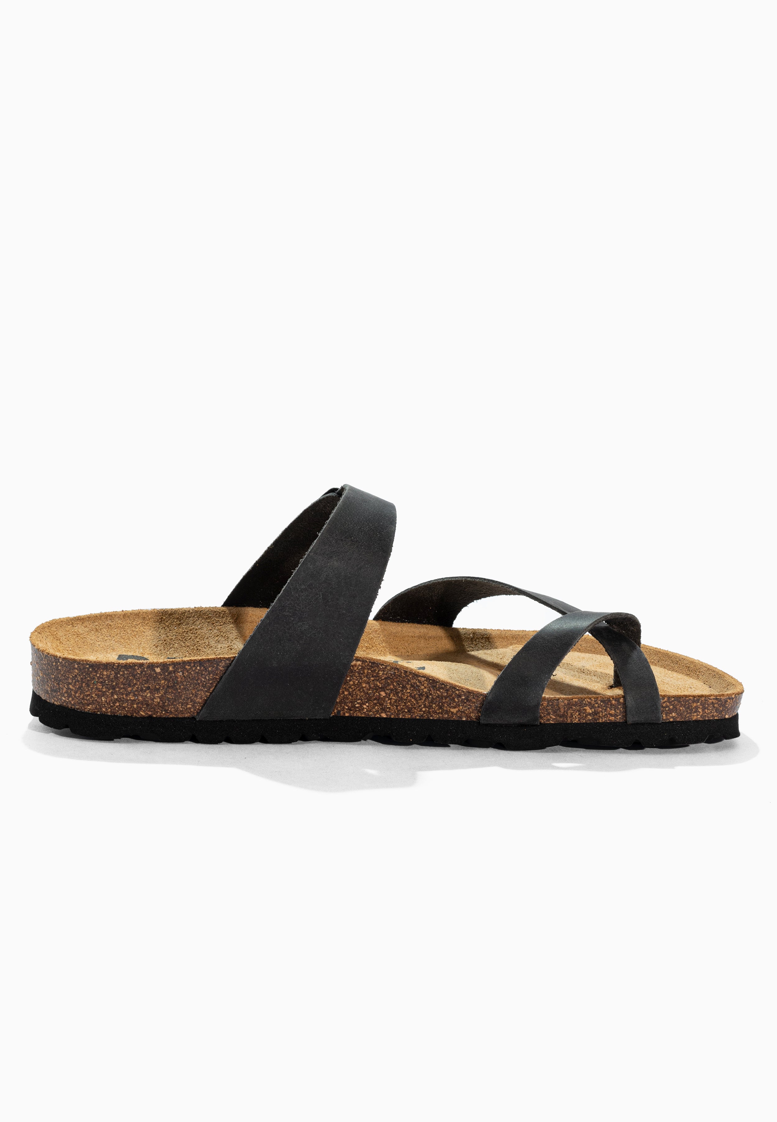 Sandales Diane Anthracite en Cuir