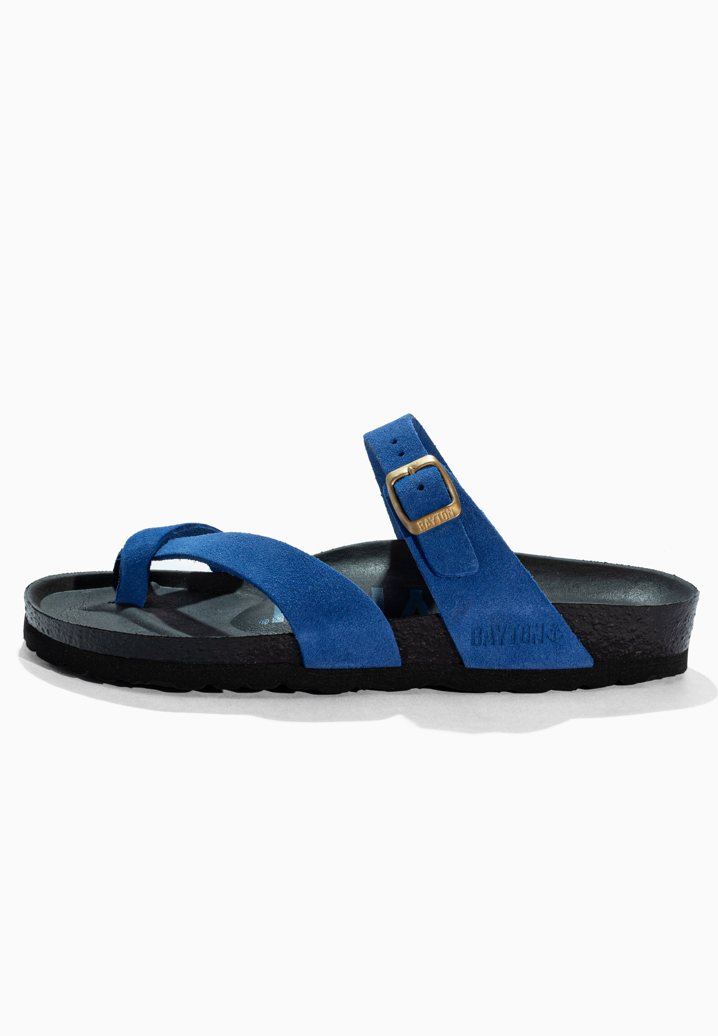 Diane Blue Suede Leather Sandals