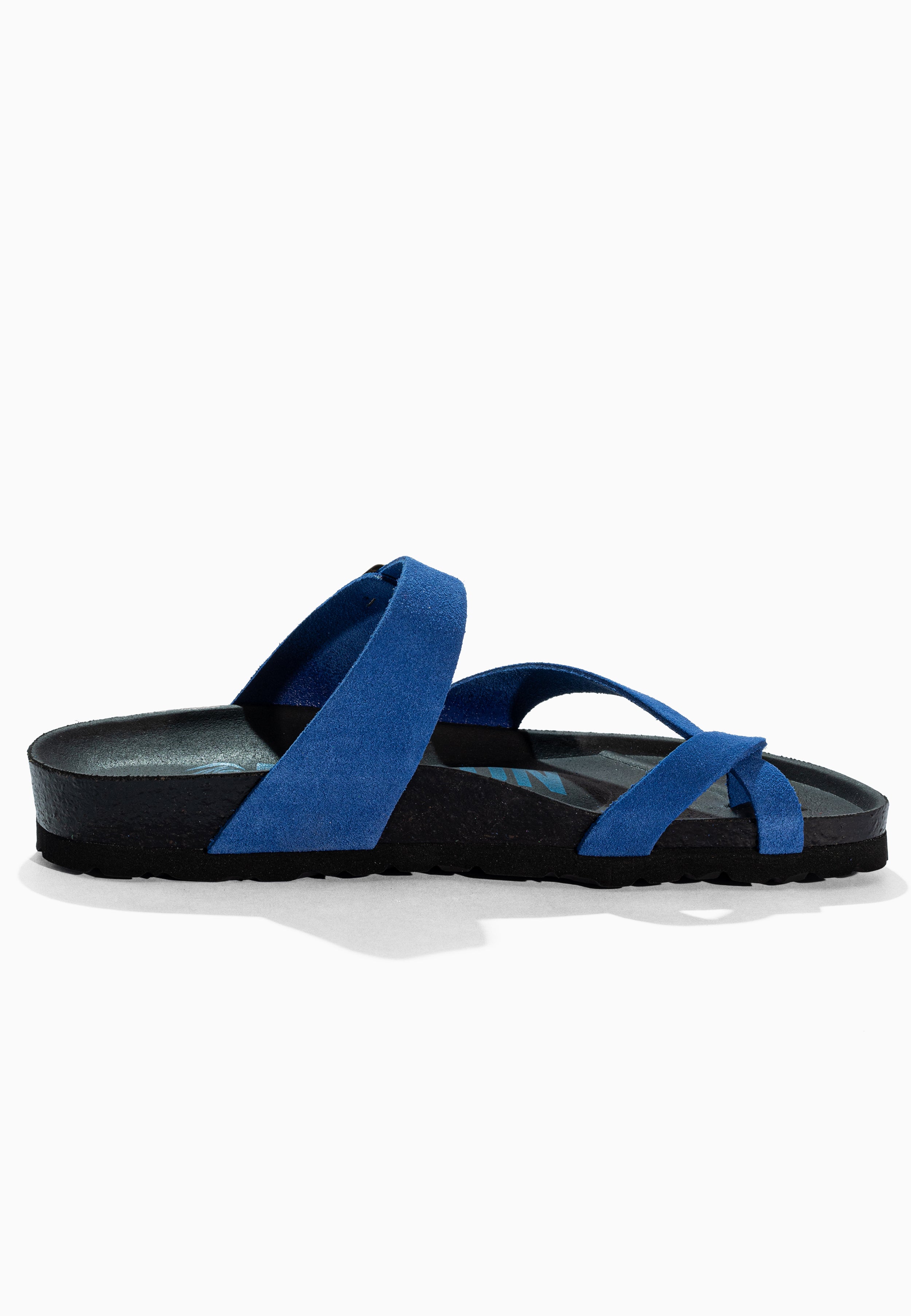 Diane Blue Suede Leather Sandals