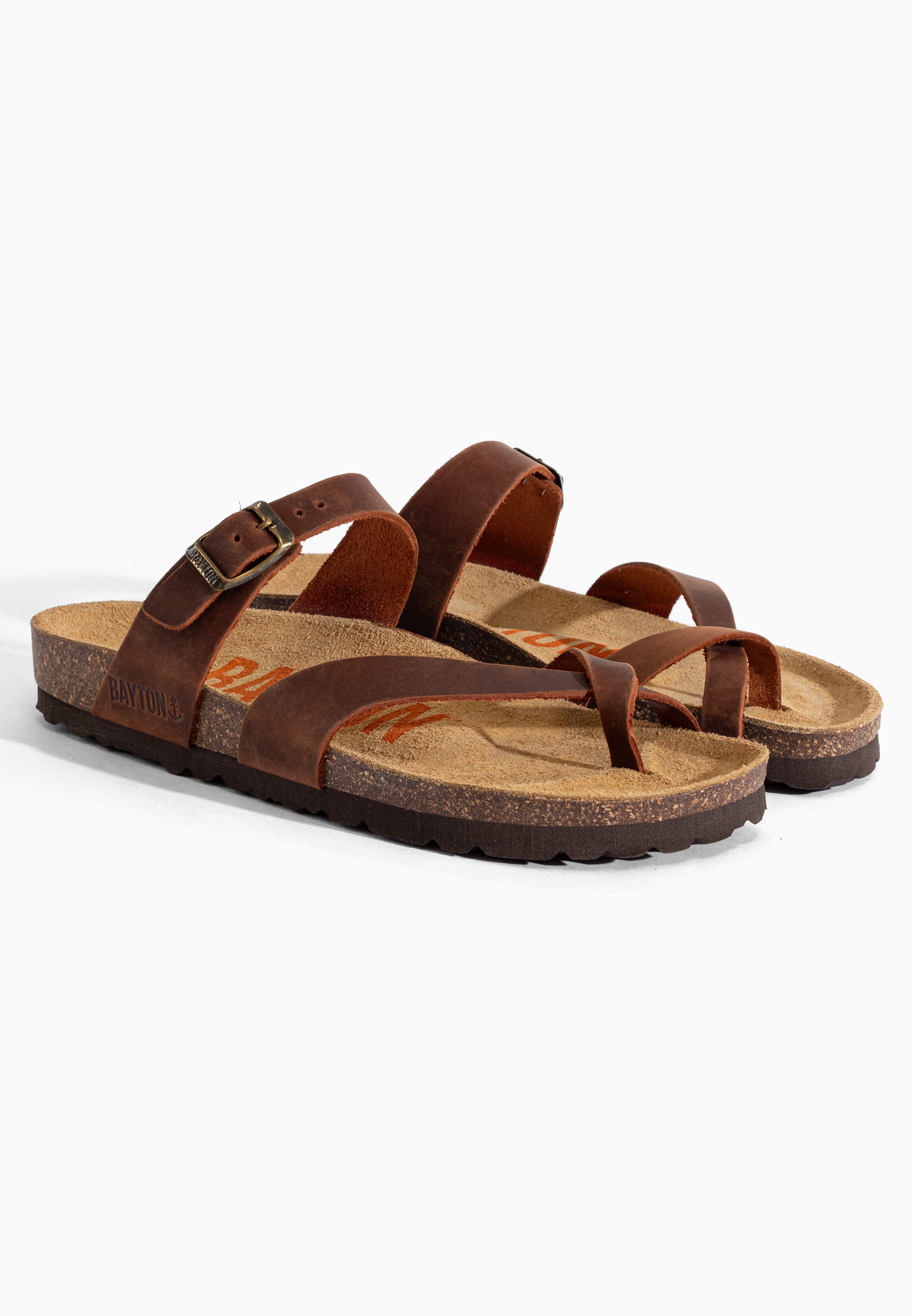 Sandales Diane Marron en Cuir