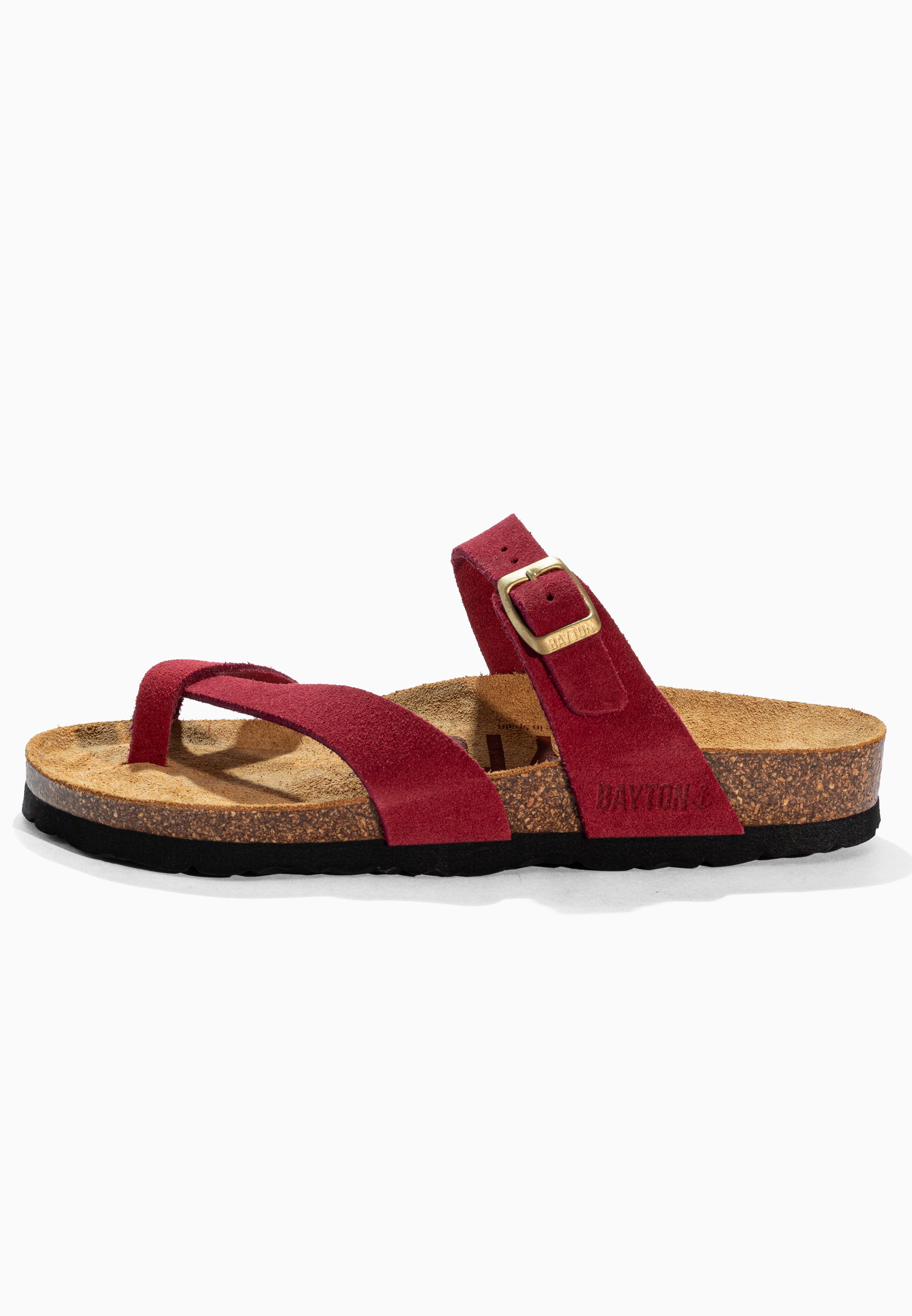 Diane Bordeaux Suede Leather Sandals