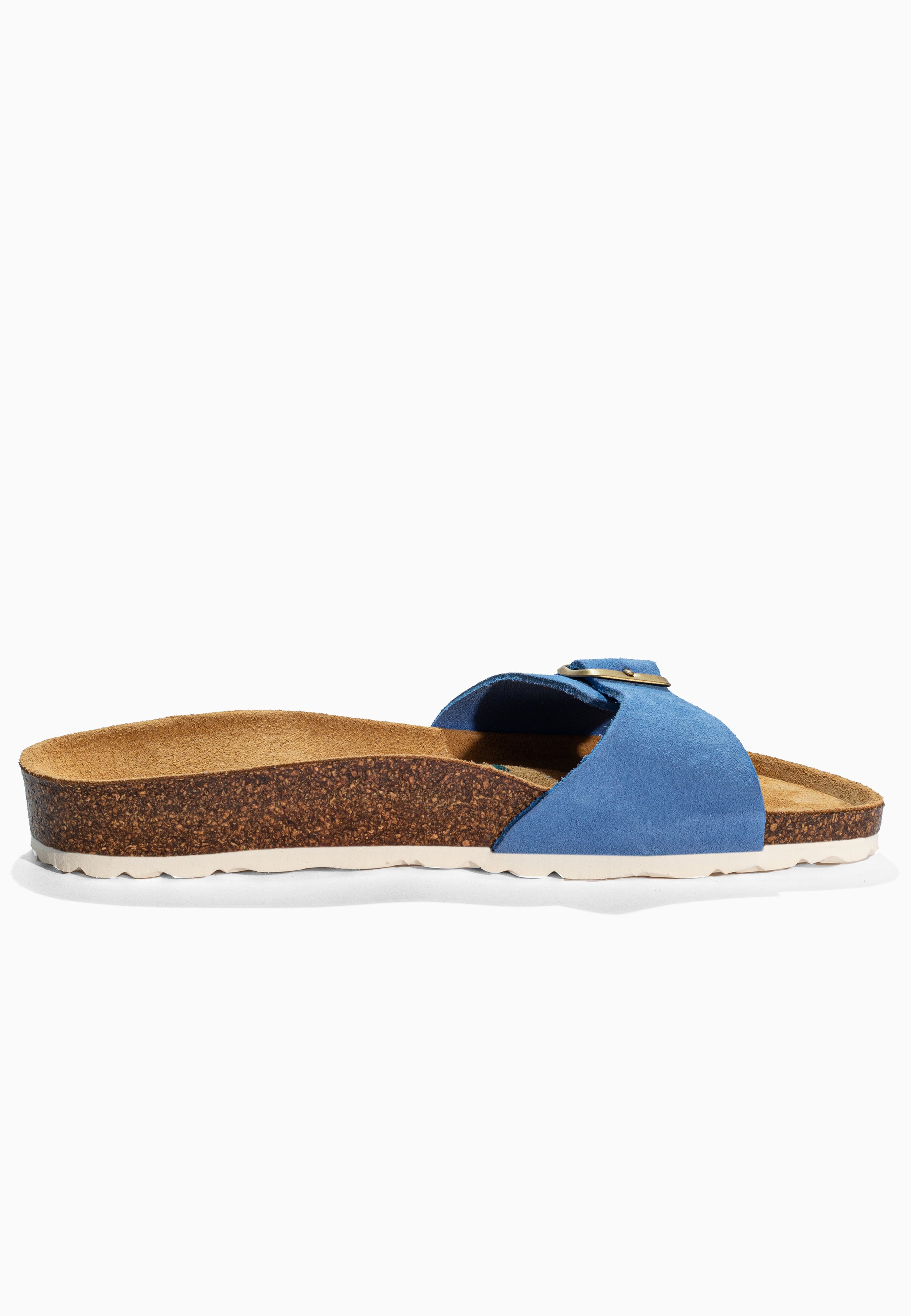 Zephyr Blue Suede Leather Sandals