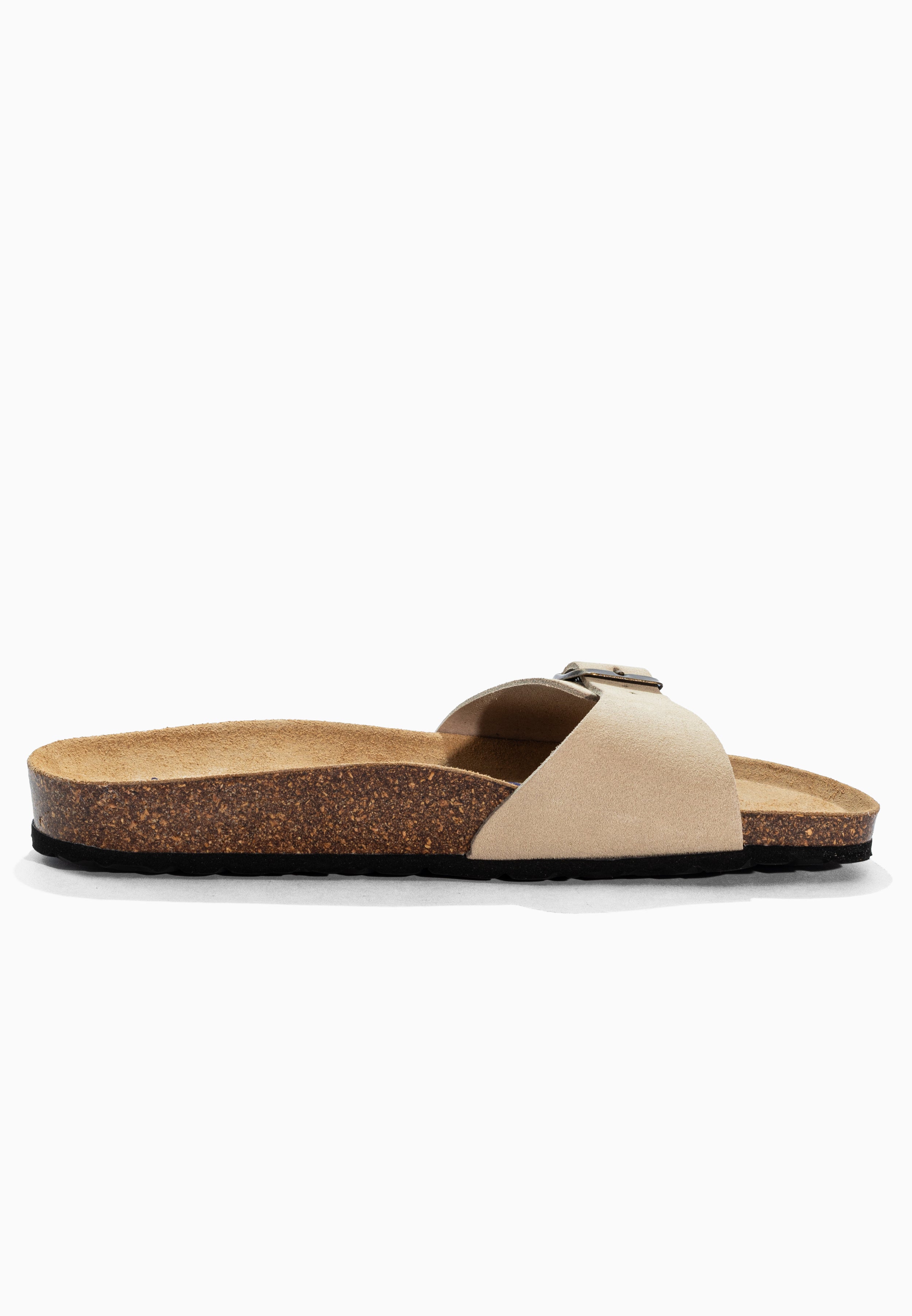 Sandales Zephyr Beige en Cuir Suédé