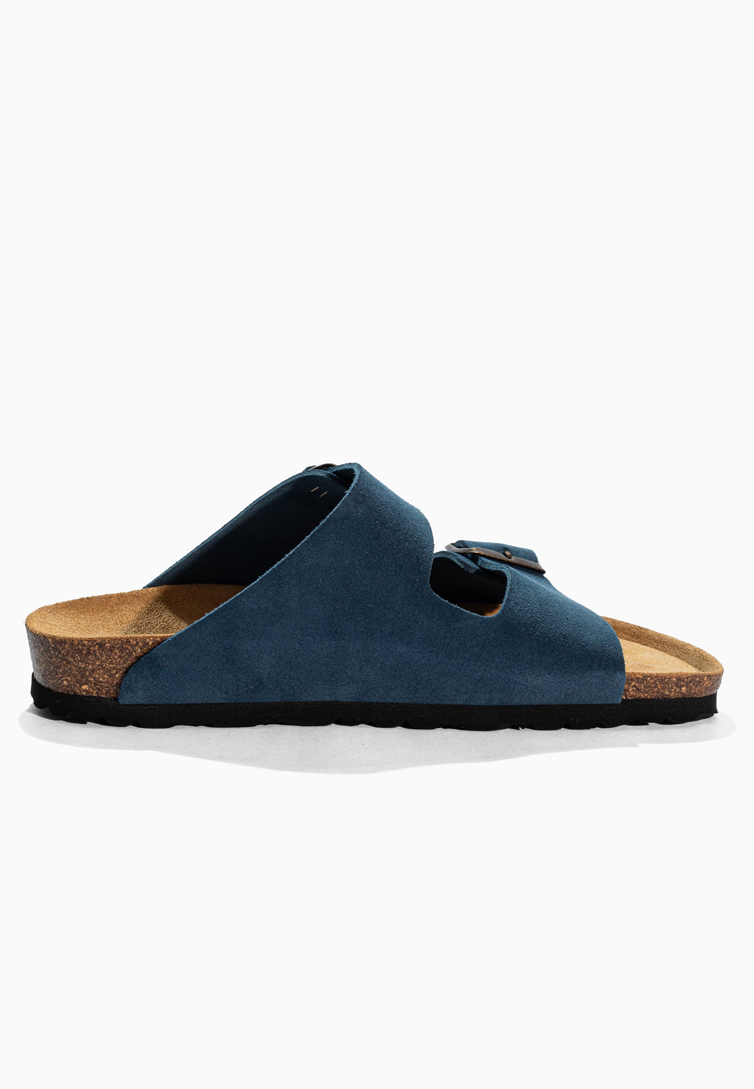 Atlas Blue Suede Leather Sandals