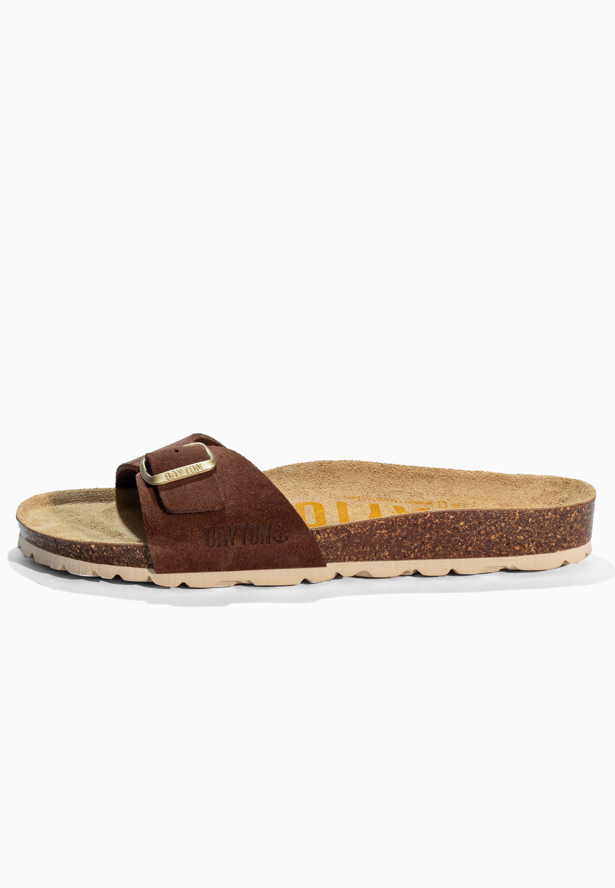 Zephyr Brown Suede Leather Sandals