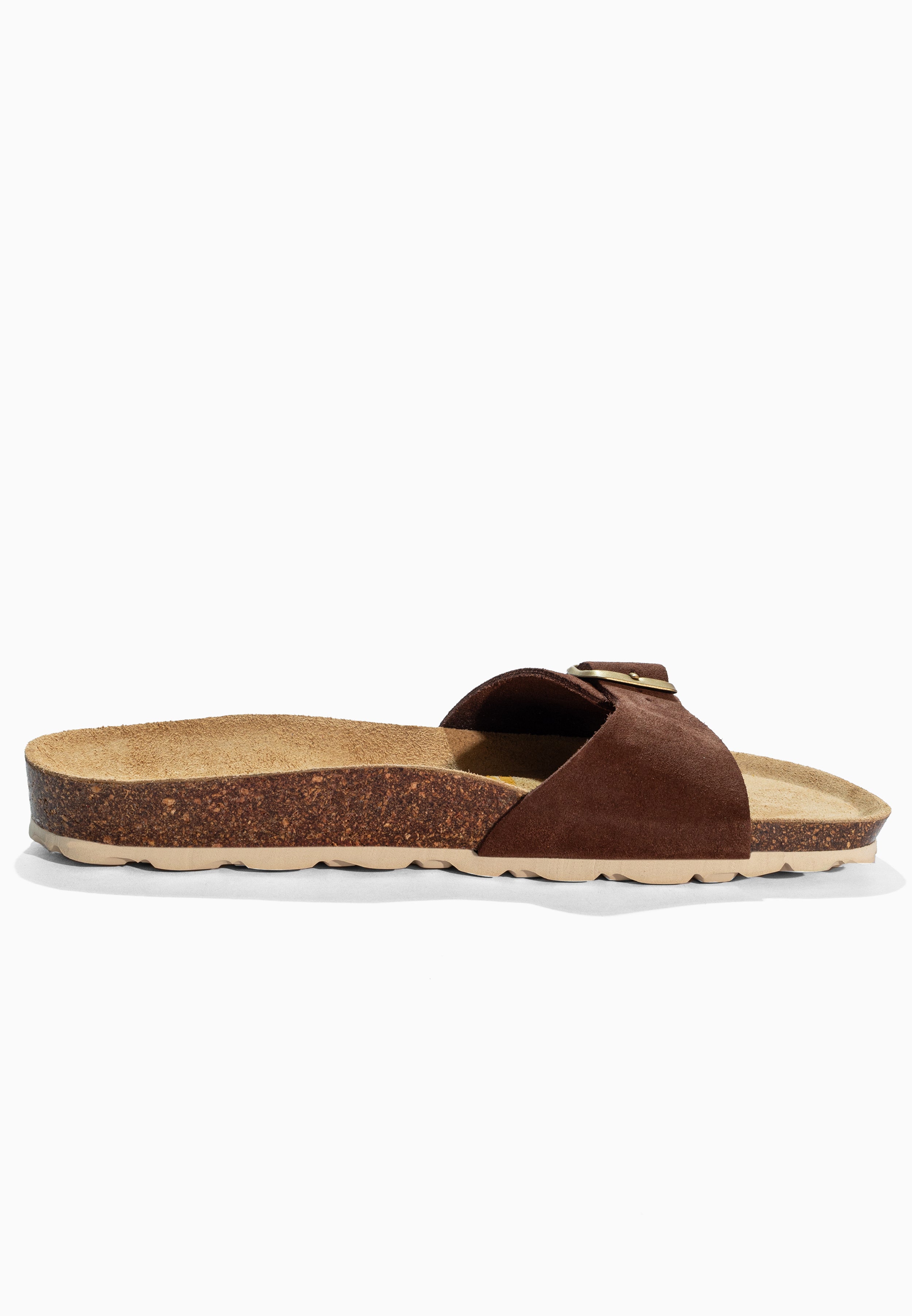 Zephyr Brown Suede Leather Sandals