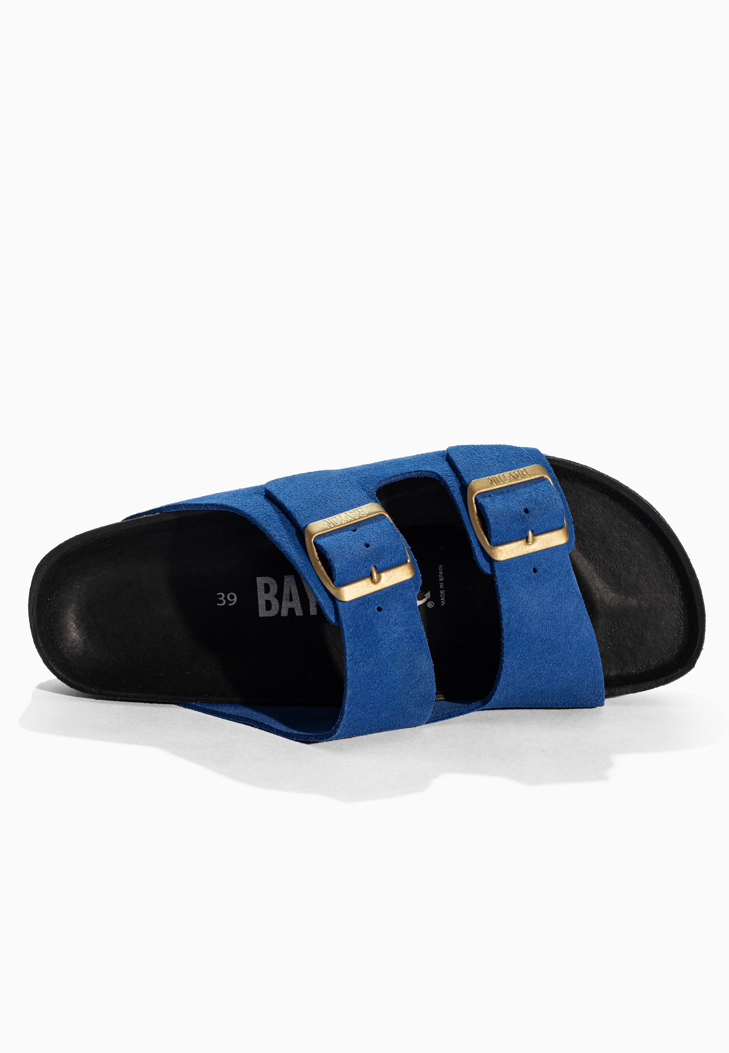 Benalla Blue Suede Leather Sandals