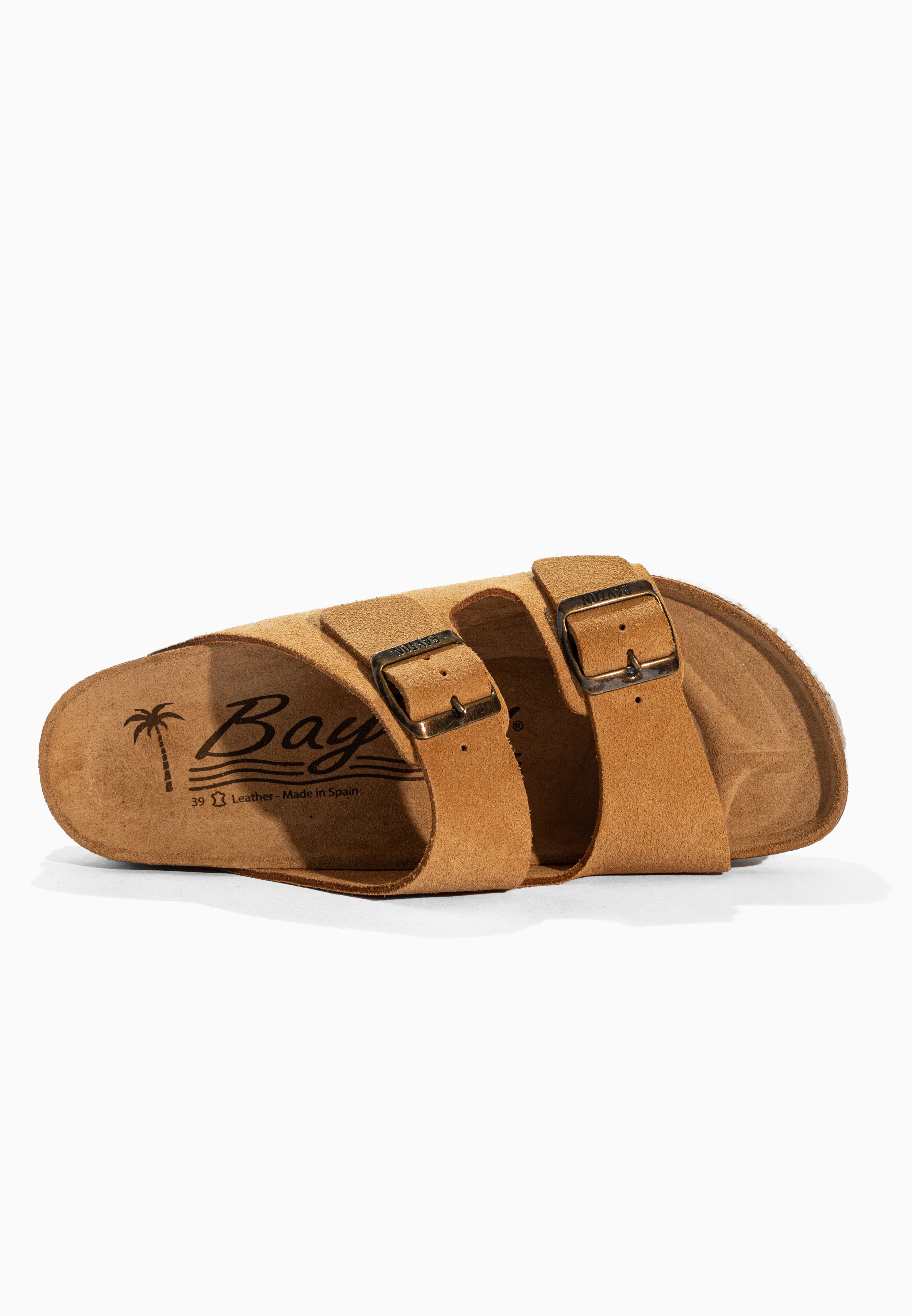 Sandales Alcee Camel en Cuir Suédé