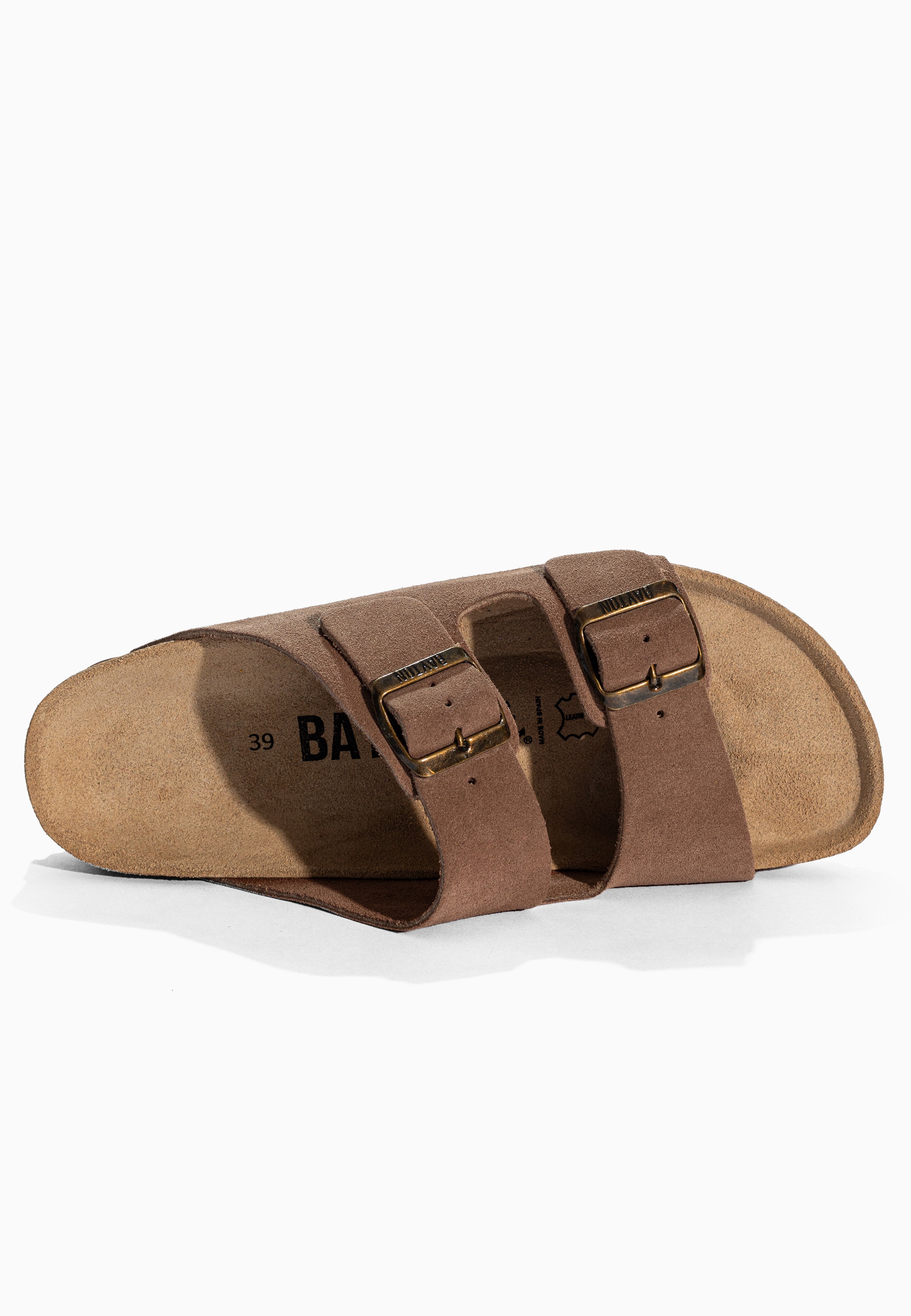 Benalla Beige Suede Leather Sandals