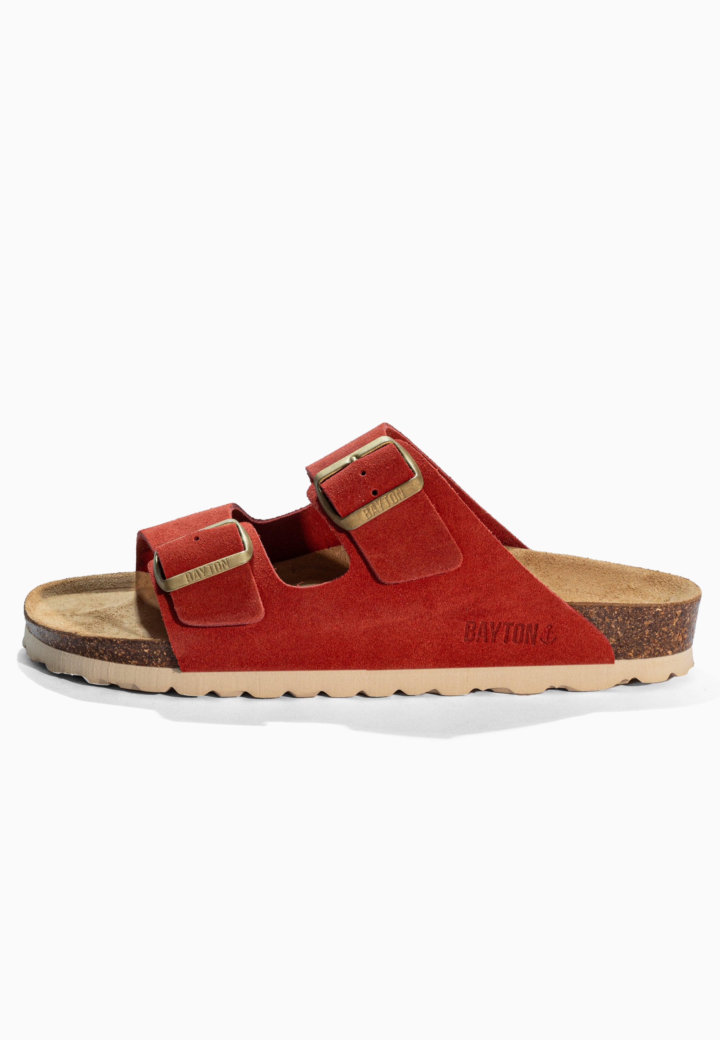 Atlas Terracotta Suede Leather Sandals