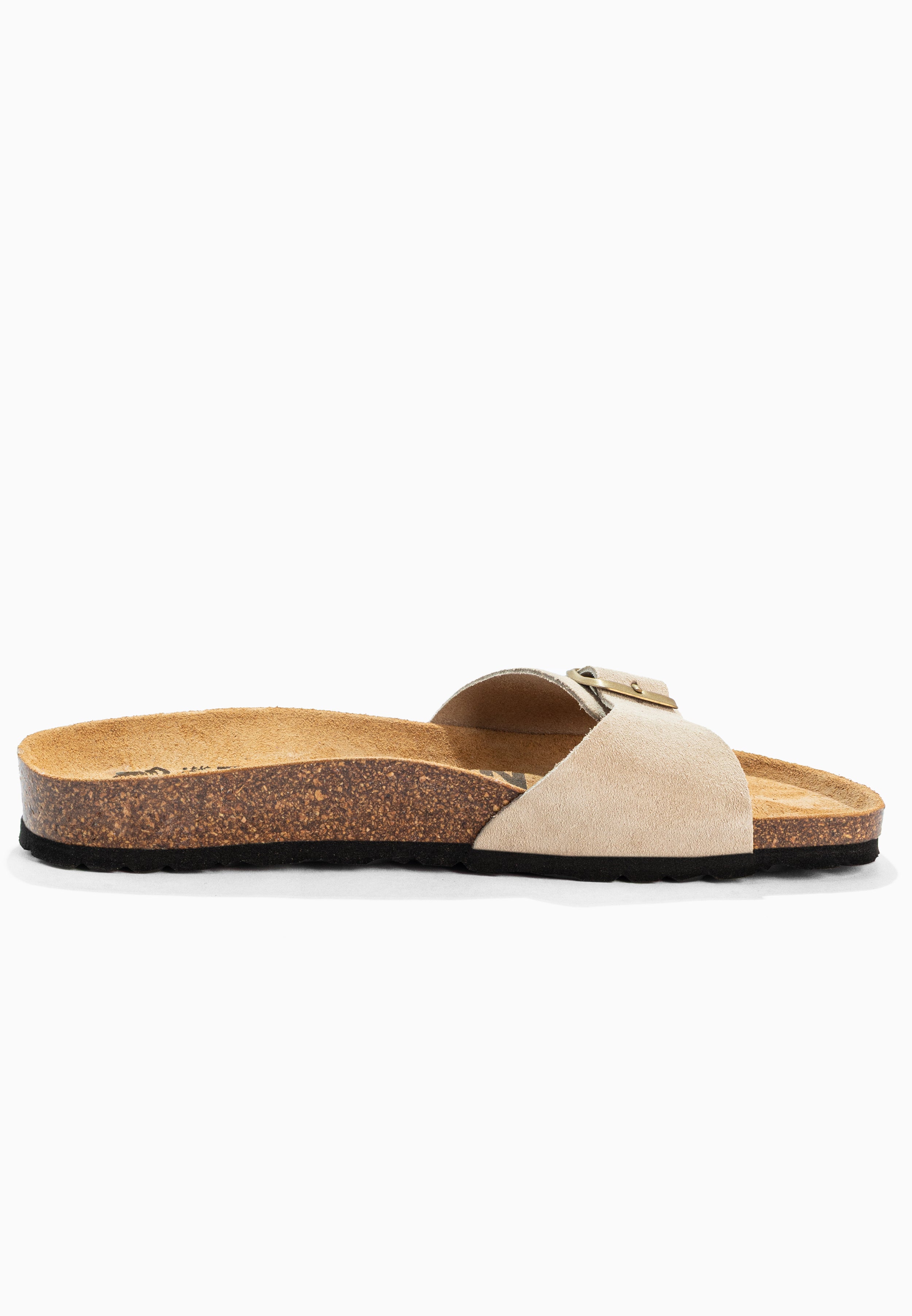 Sandales Zephyr Beige en Cuir Suédé