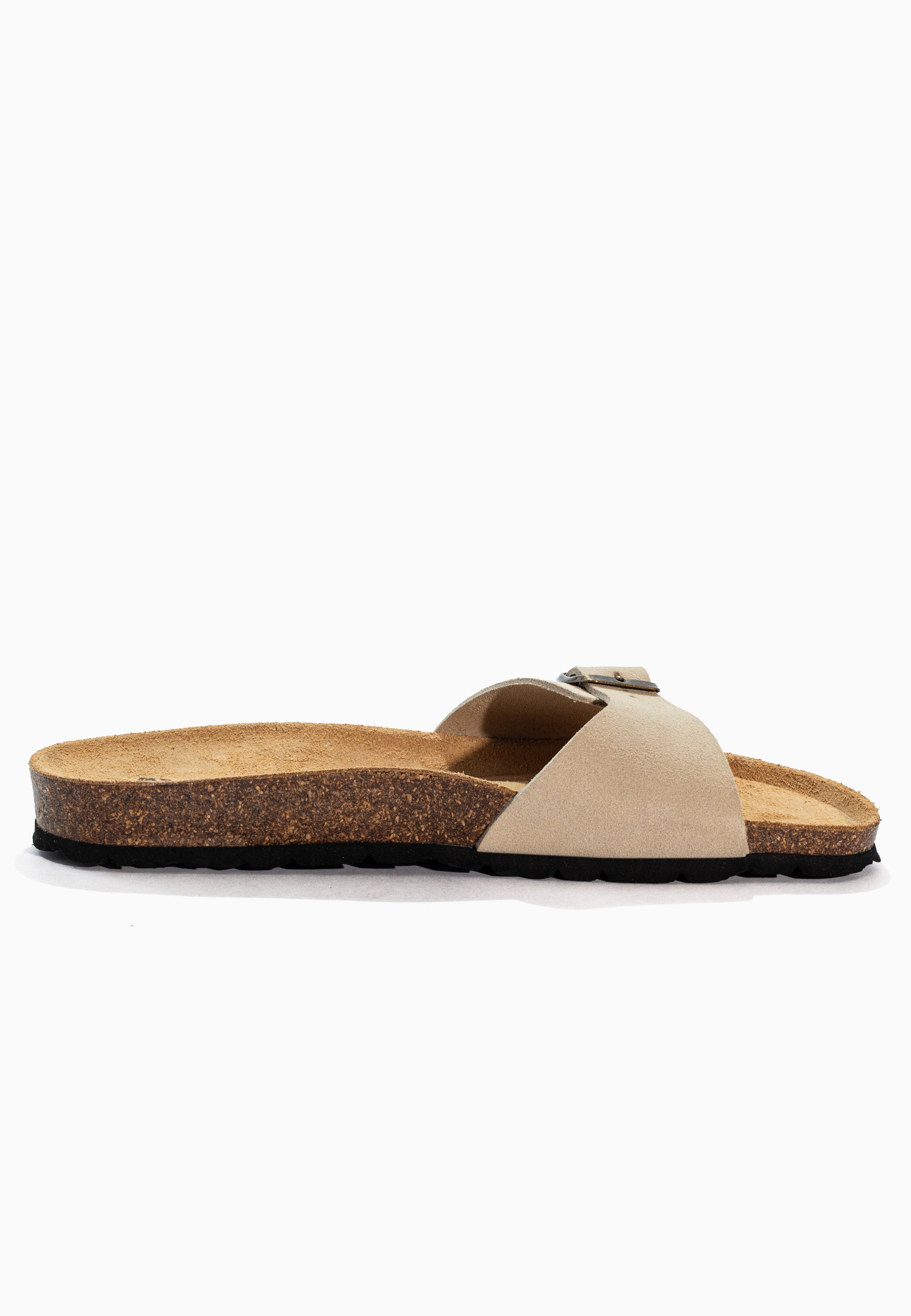 Sandales Zephyr Beige en Cuir Suédé