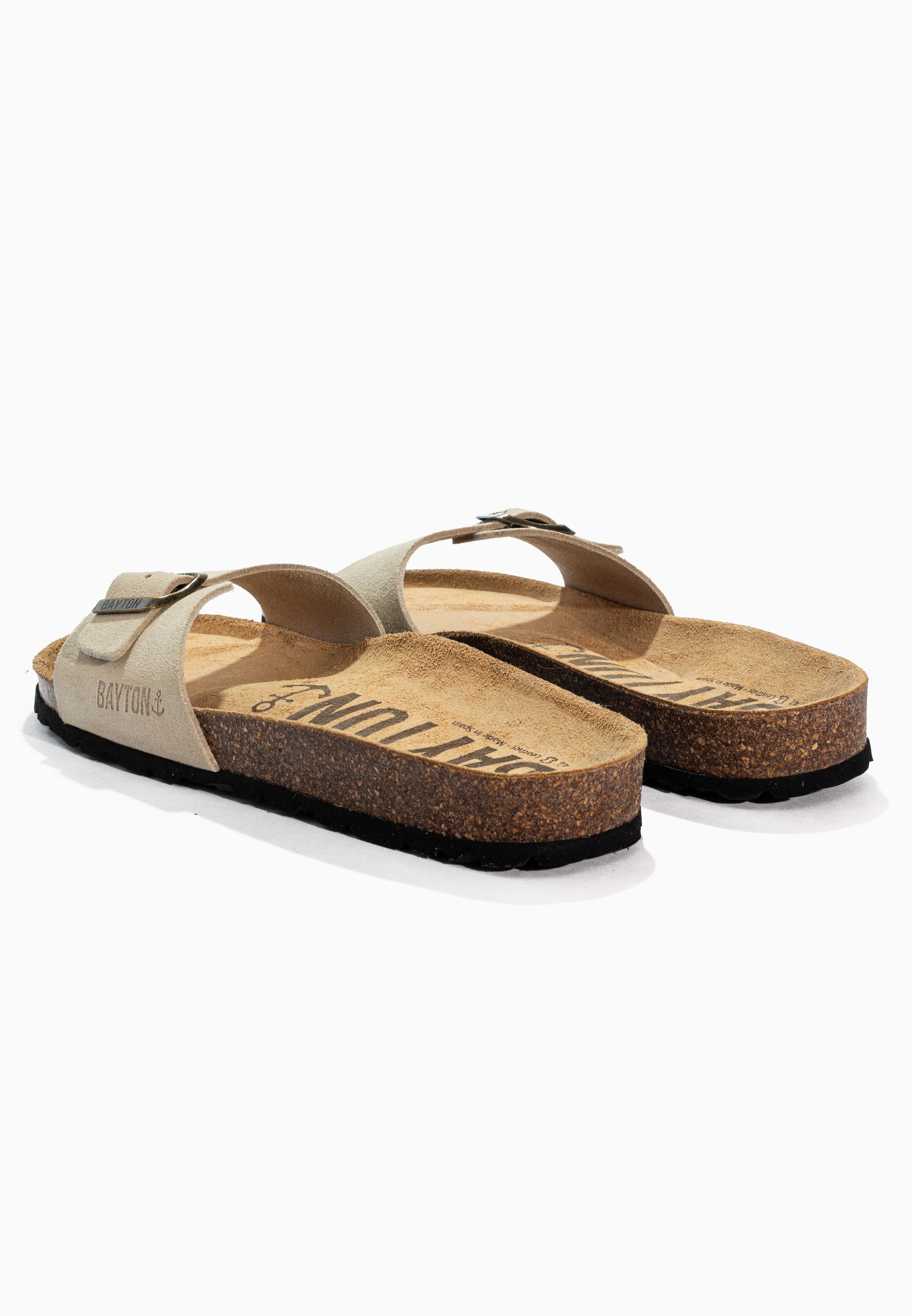 Sandales Zephyr Beige en Cuir Suédé