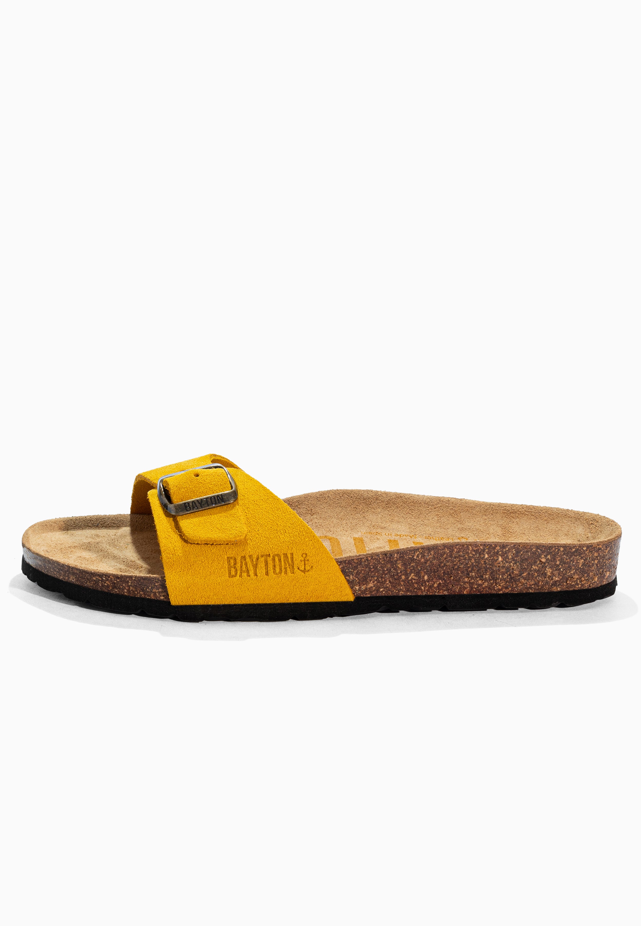 Zephyr Yellow Suede Leather Sandals