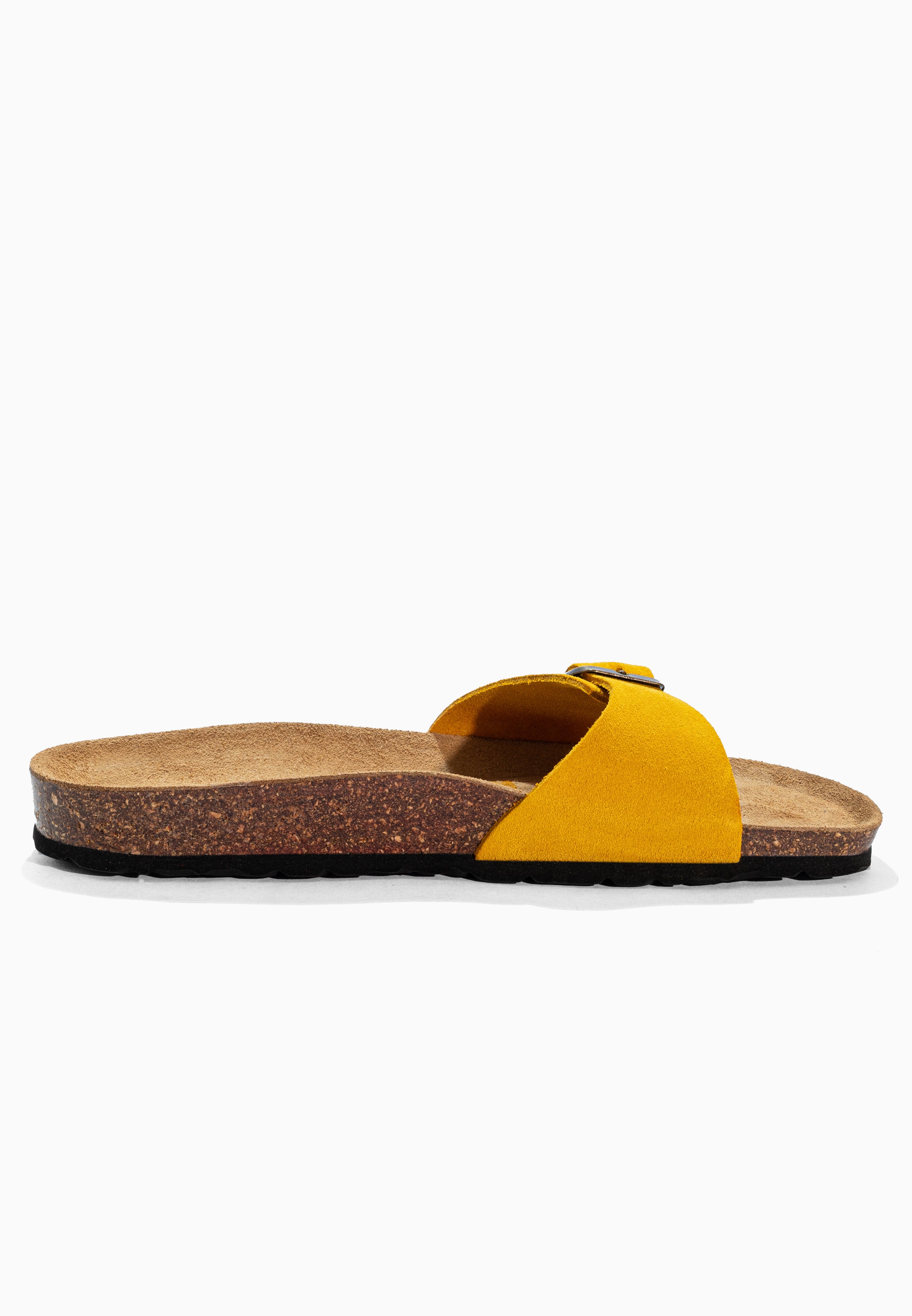 Sandales Zephyr Jaune en Cuir Suédé