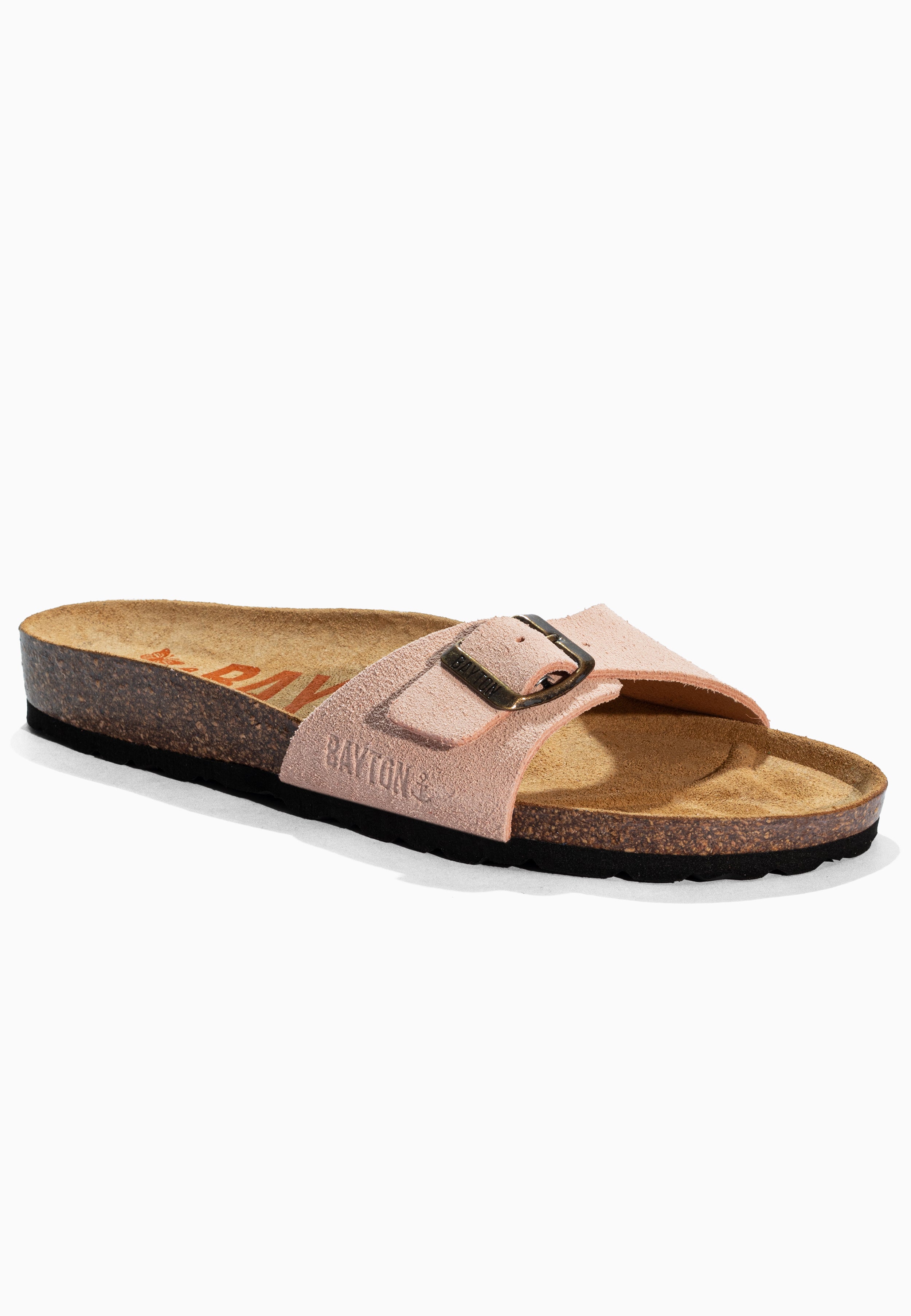 Zephyr Peach Suede Leather Sandals