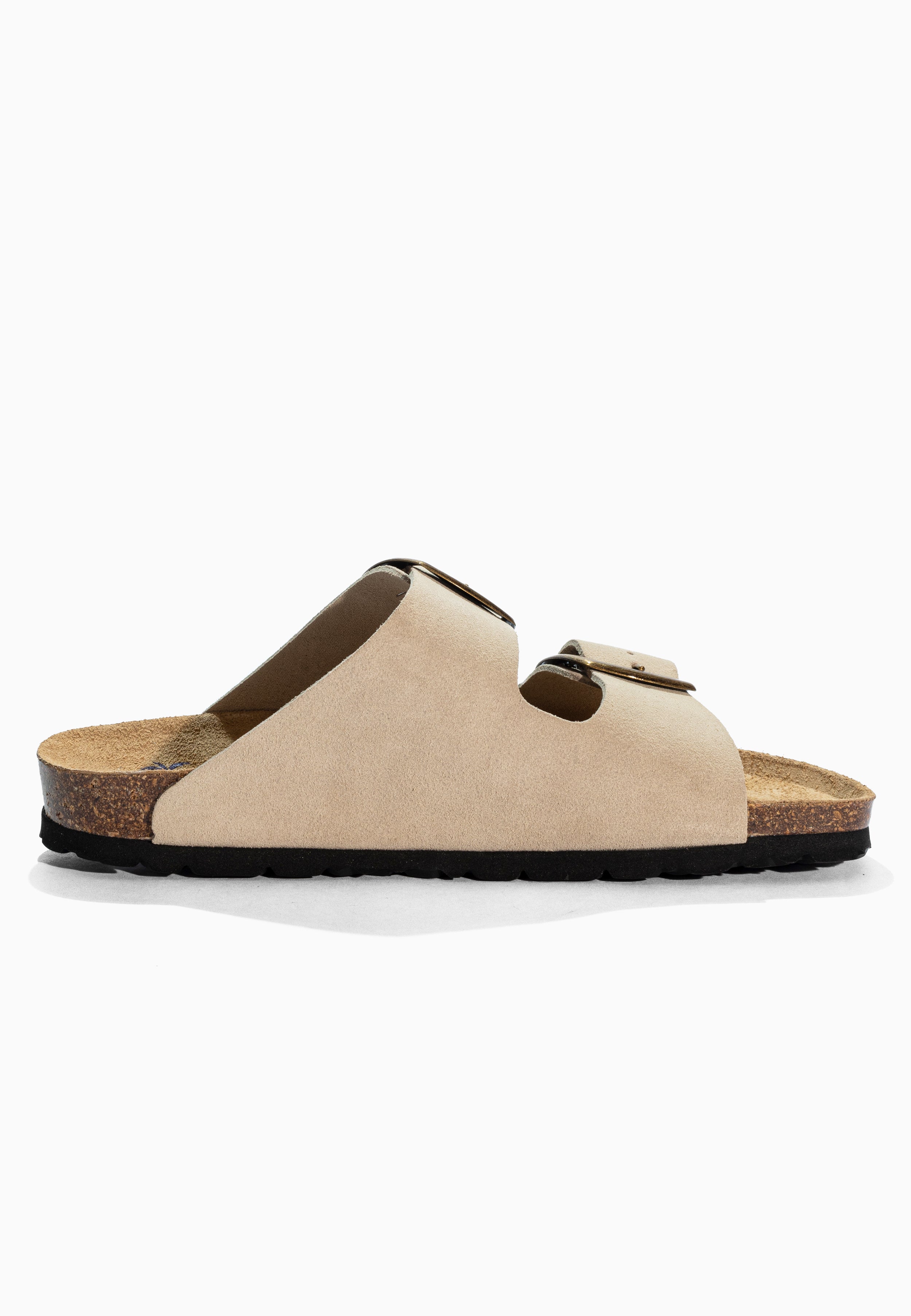 Sandales Alicante Beige en Cuir Suédé