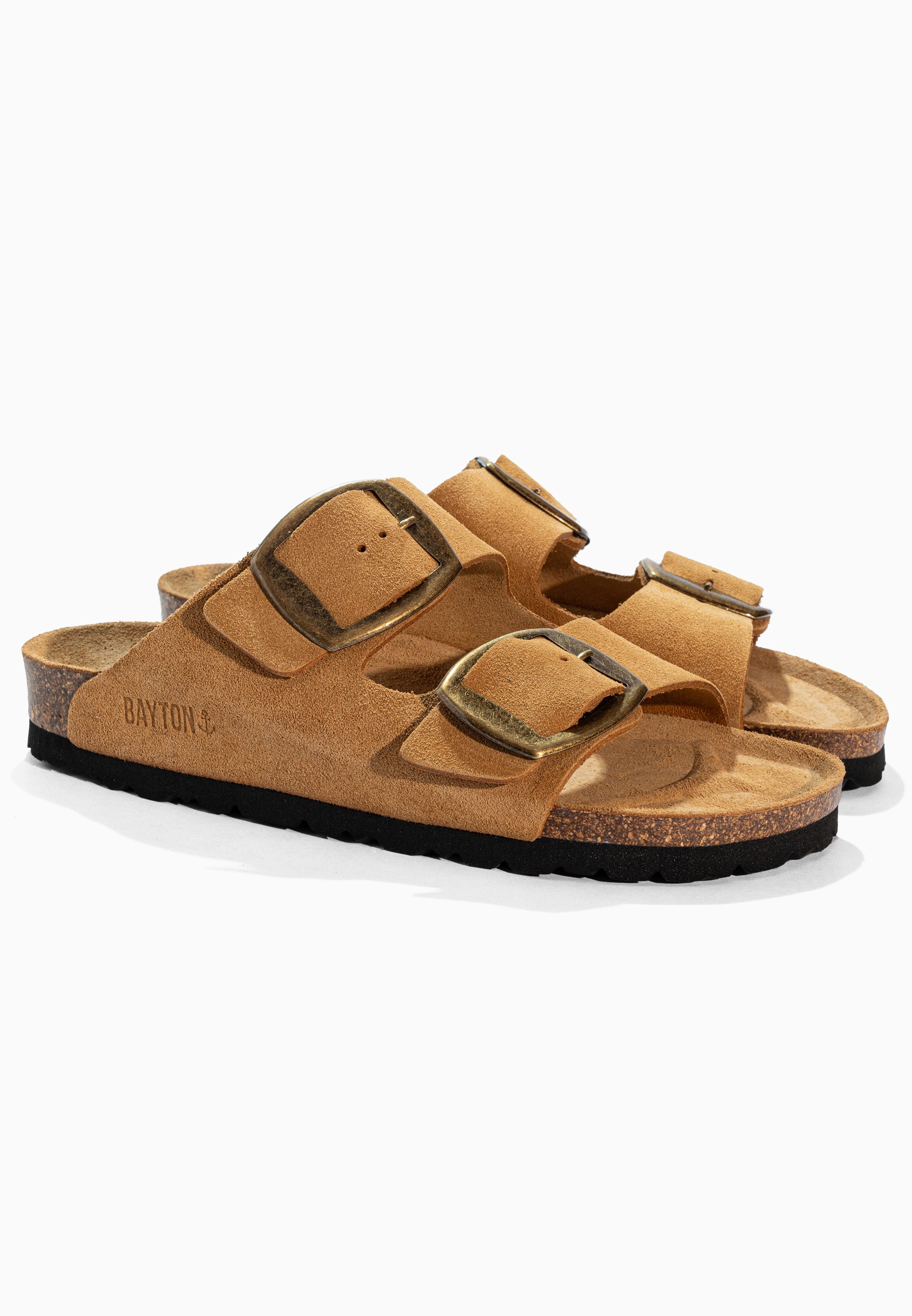 Sandales Alicante Camel en Cuir Suédé