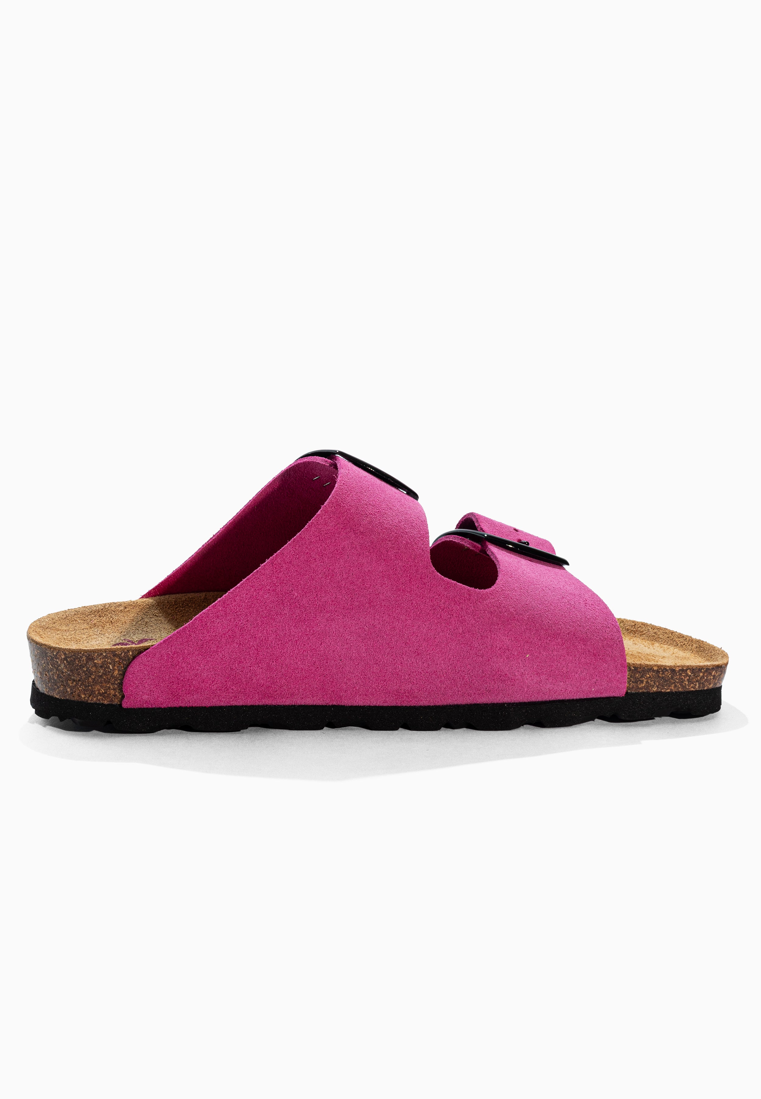 Alicante Pink Suede Leather Sandals