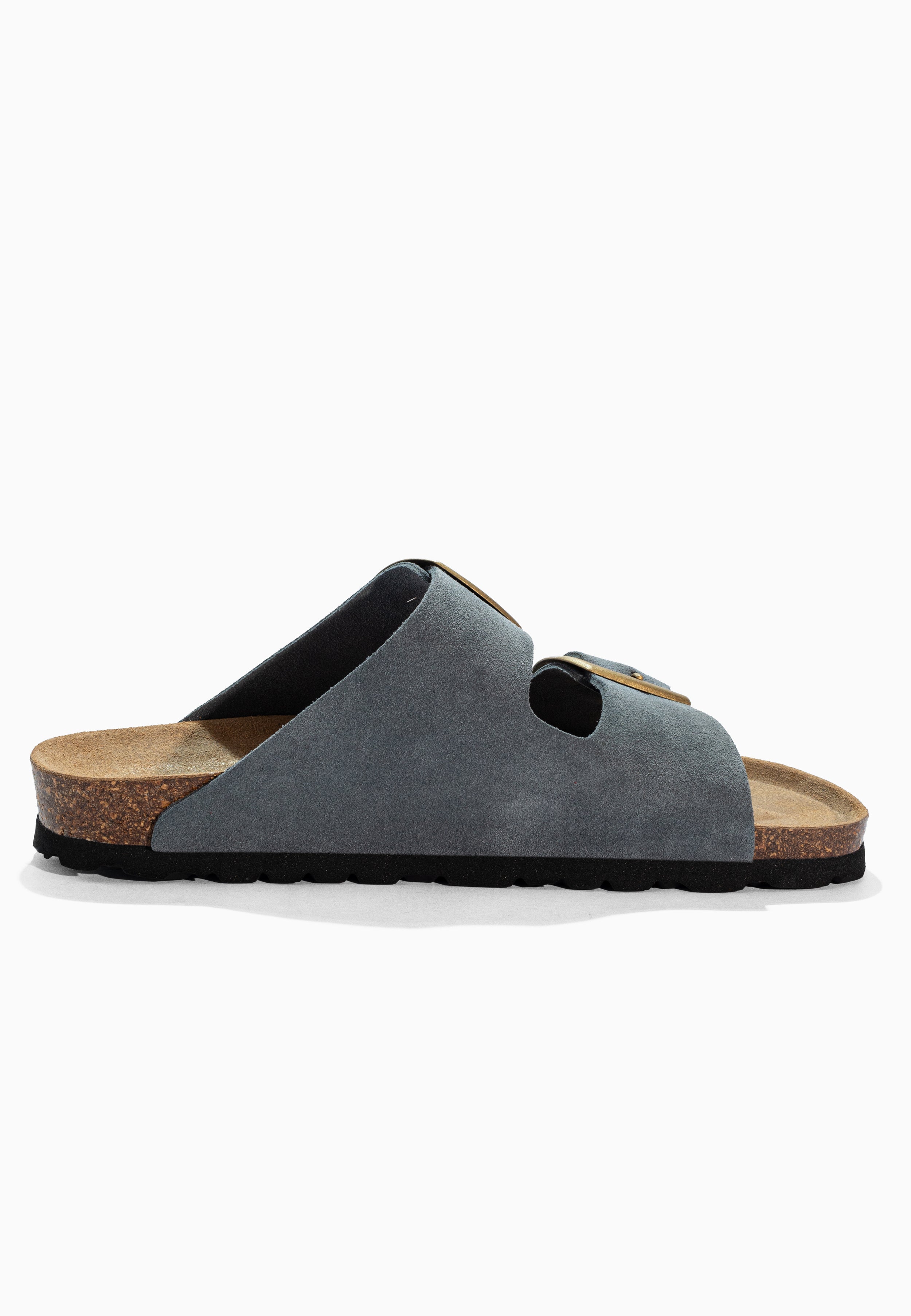 Alicante Grey Suede Leather Sandals