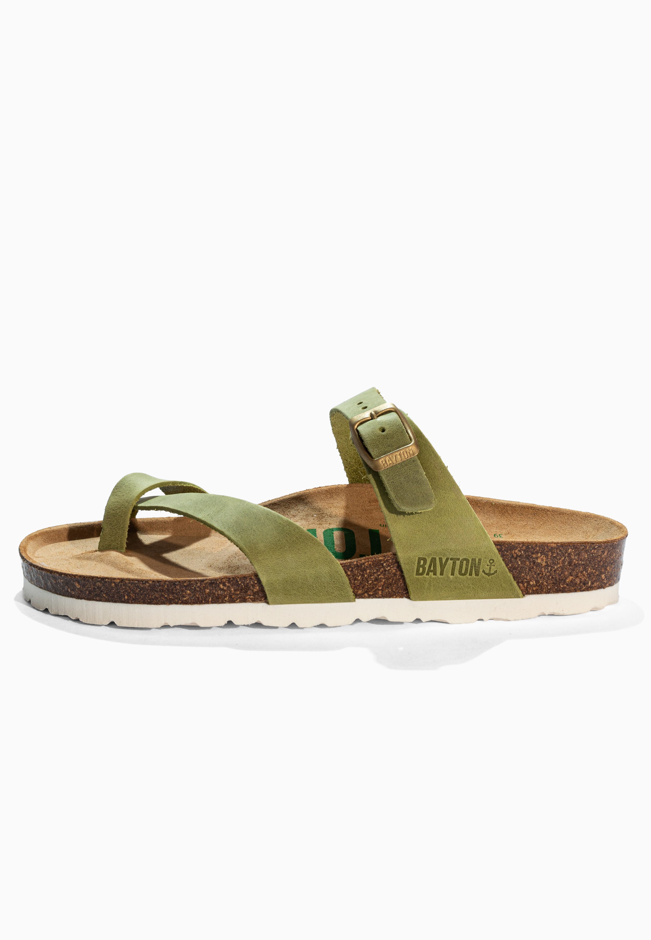 Diane Green Leather Sandals