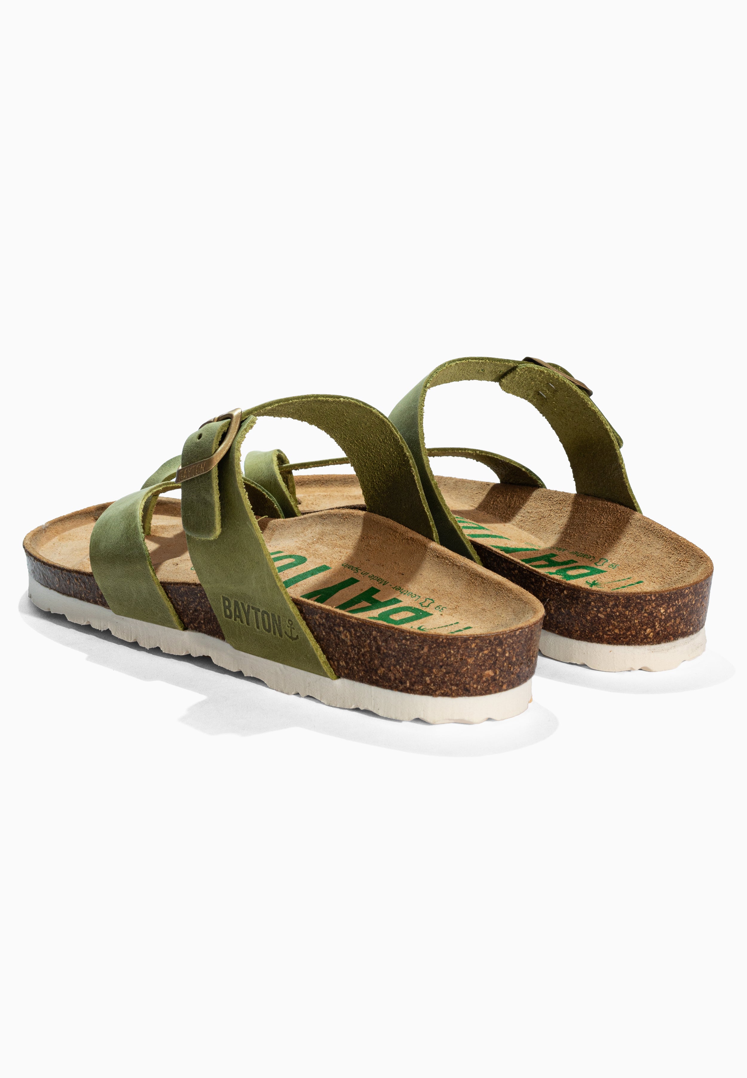 Diane Green Leather Sandals