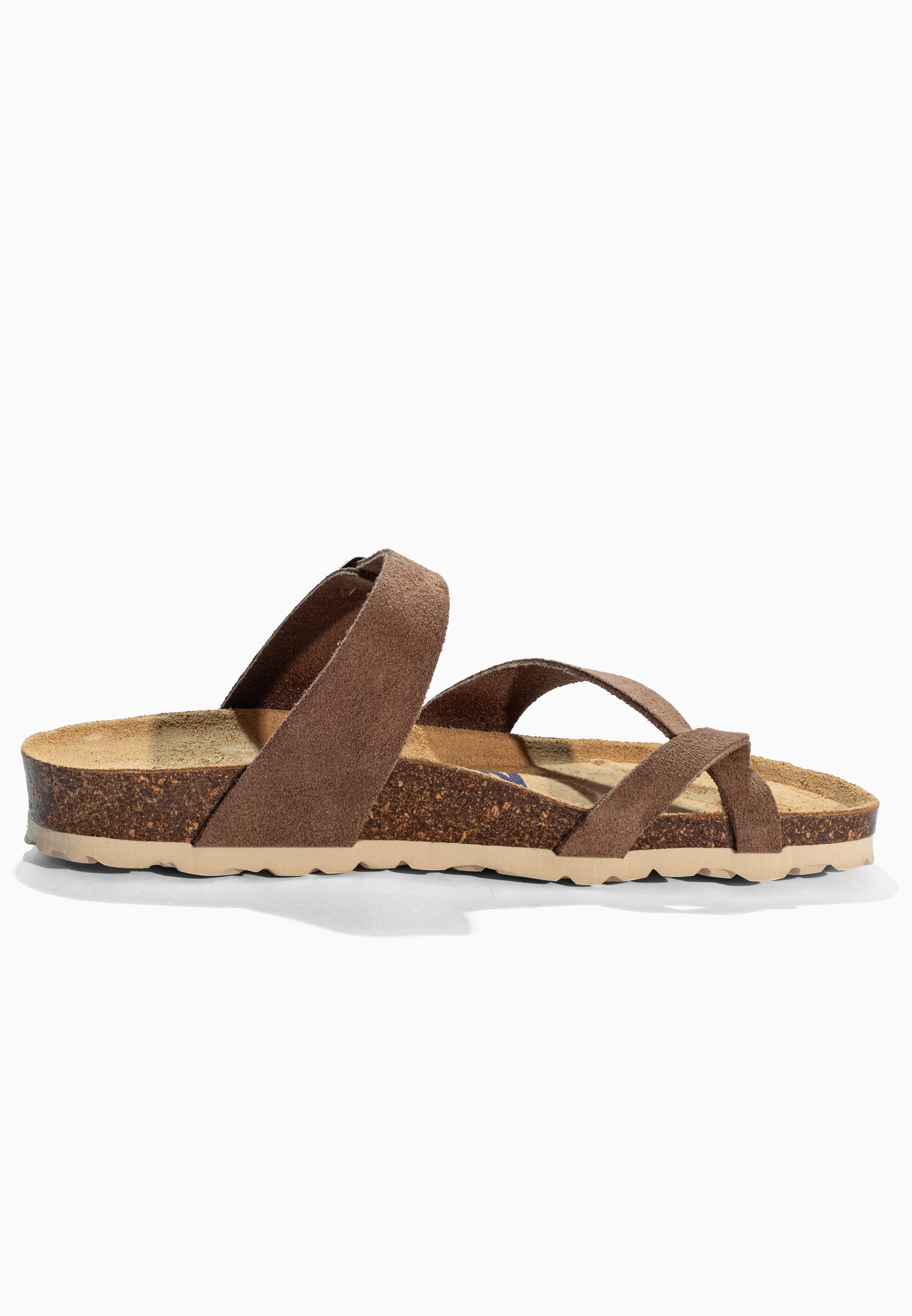 Diane Beige Suede Leather Sandals