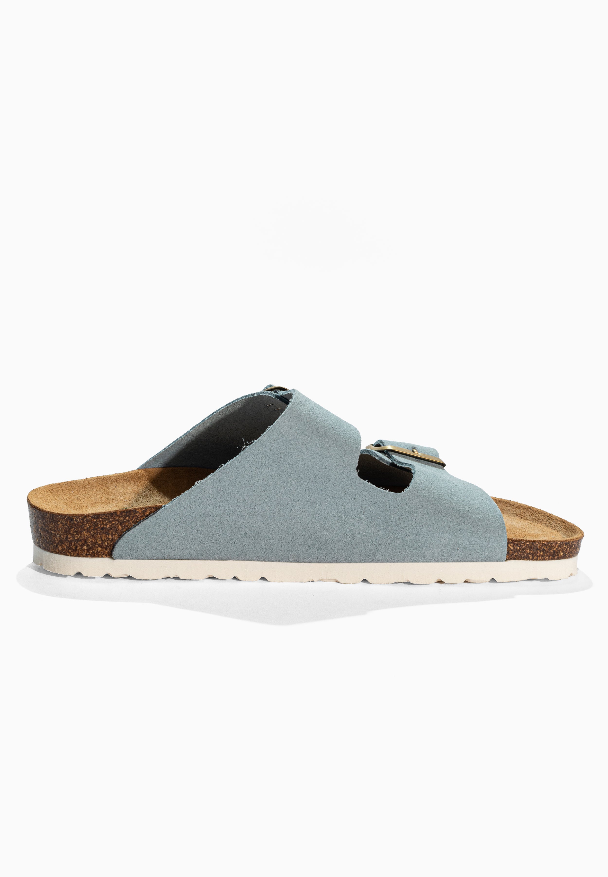 Atlas Sky Blue Suede Leather Sandals