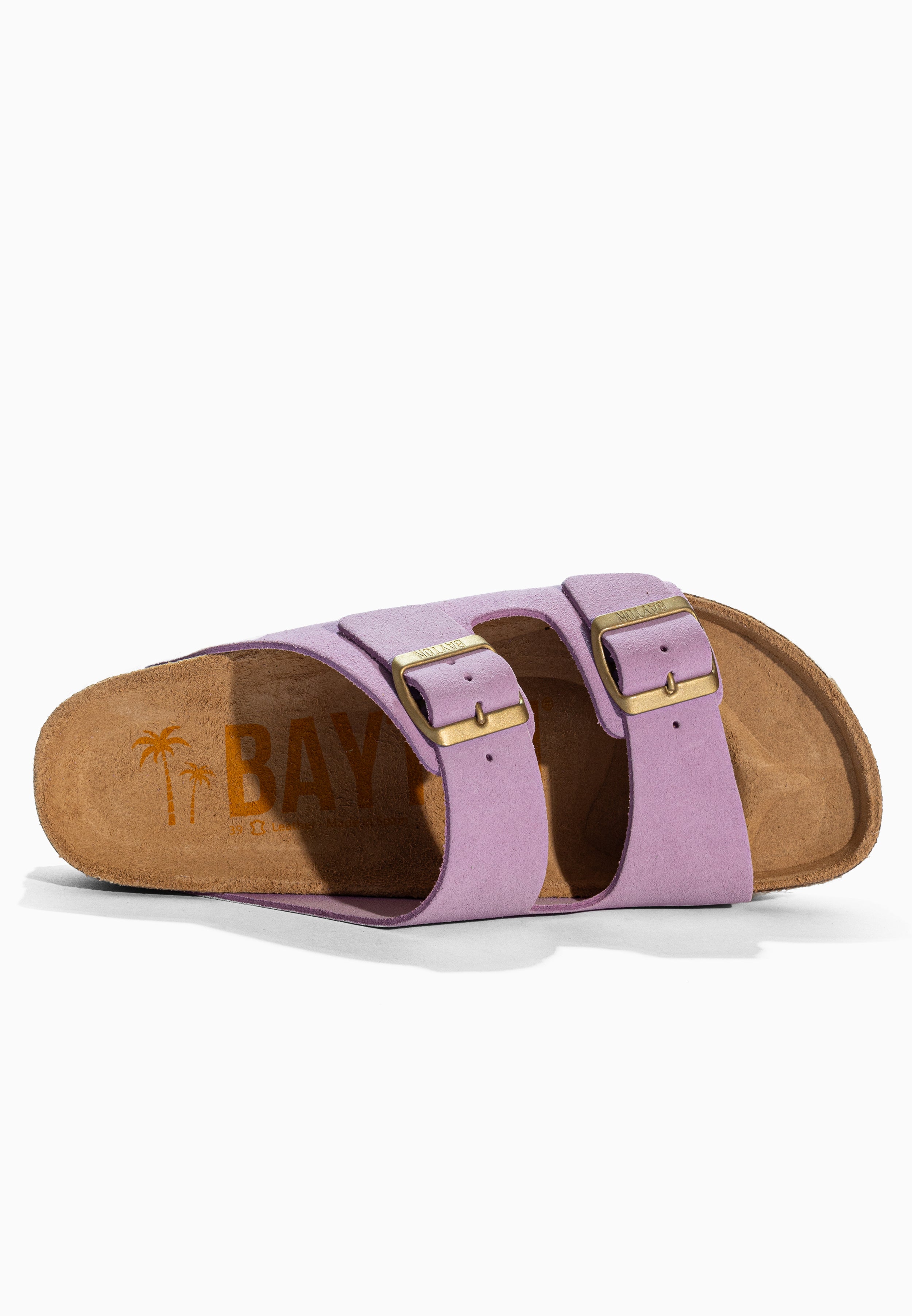 Alcee Lila Suede Leather Sandals