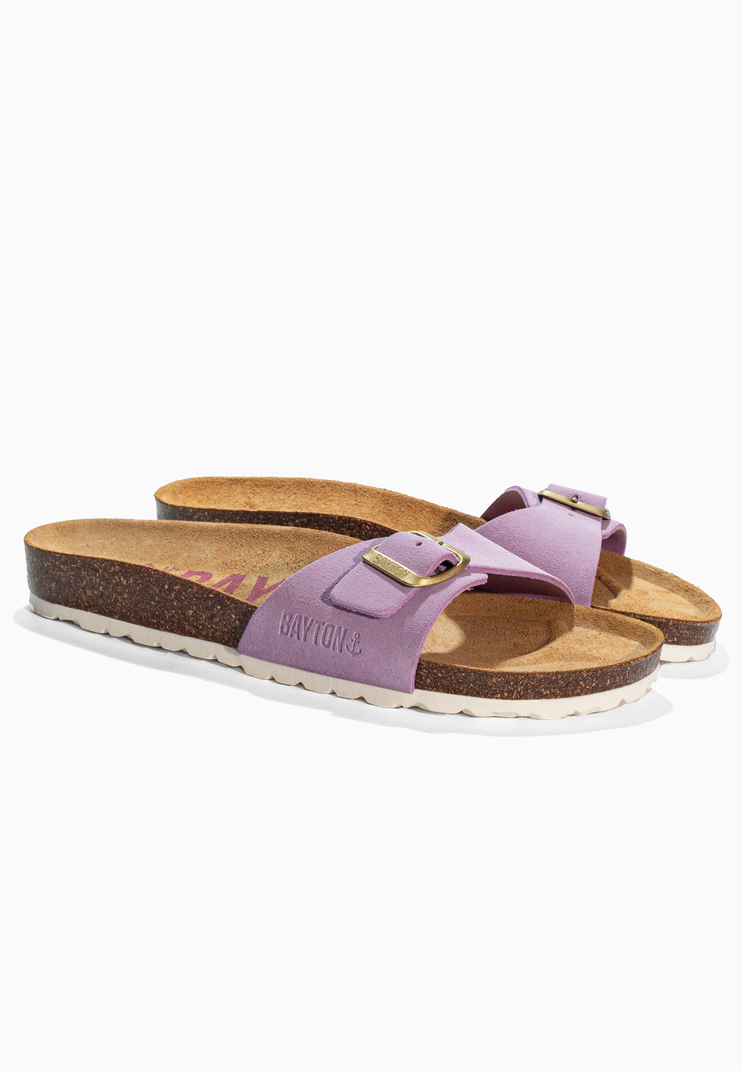 Zephyr Lila Suede Leather Sandals