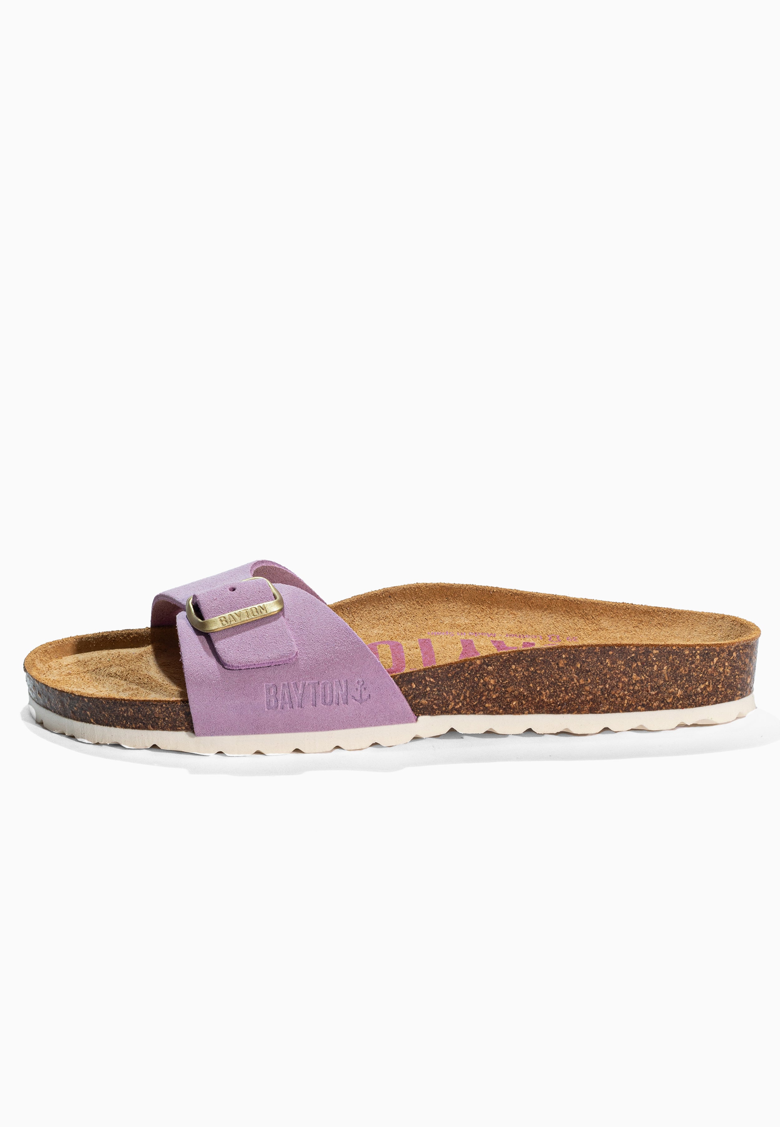 Zephyr Lila Suede Leather Sandals